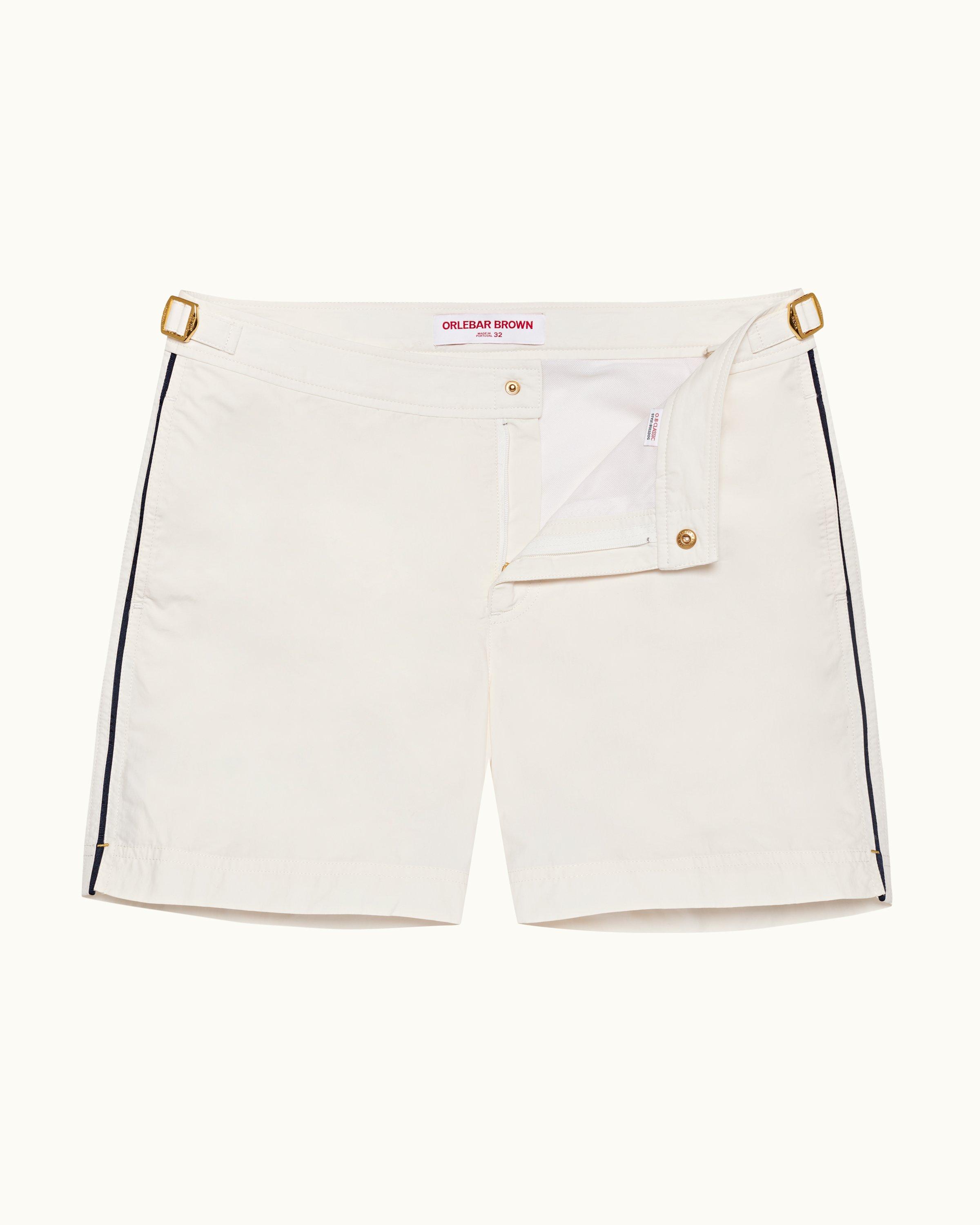 orlebar brown white shorts