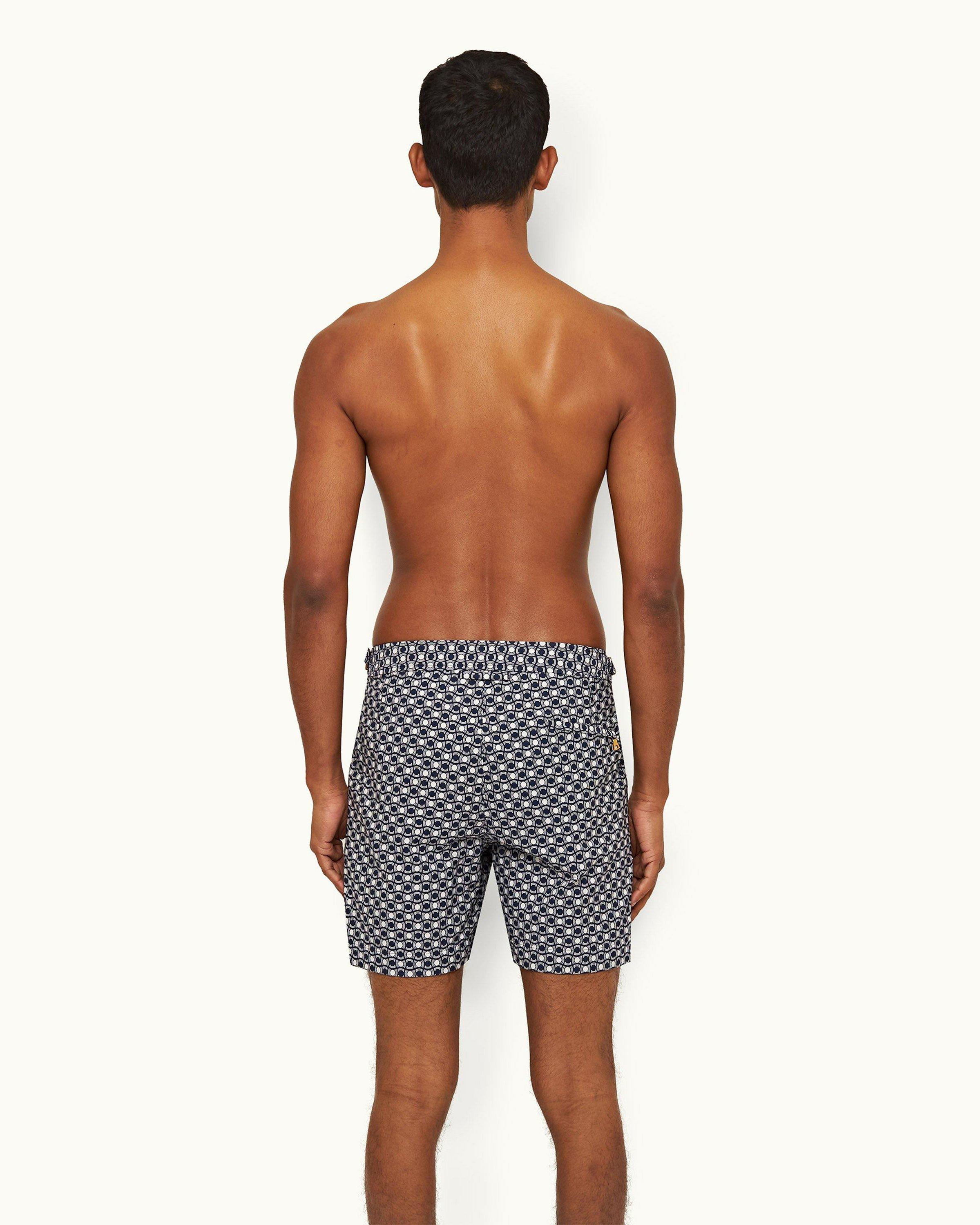 Mid length deals swim shorts