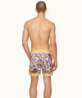 Bulldog - Mens Summer Sunset Utopia Mid-Length Swim Shorts