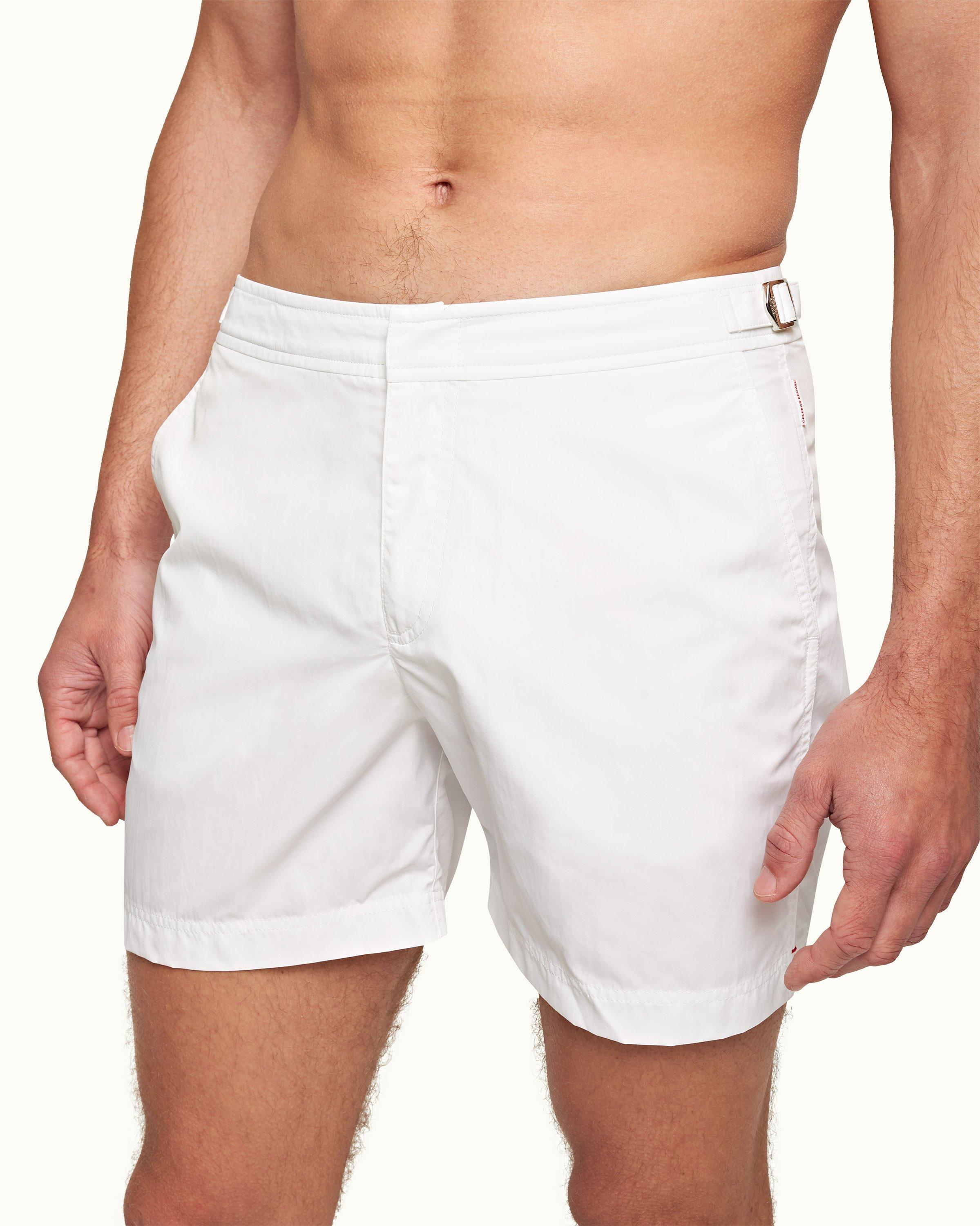 orlebar brown white shorts