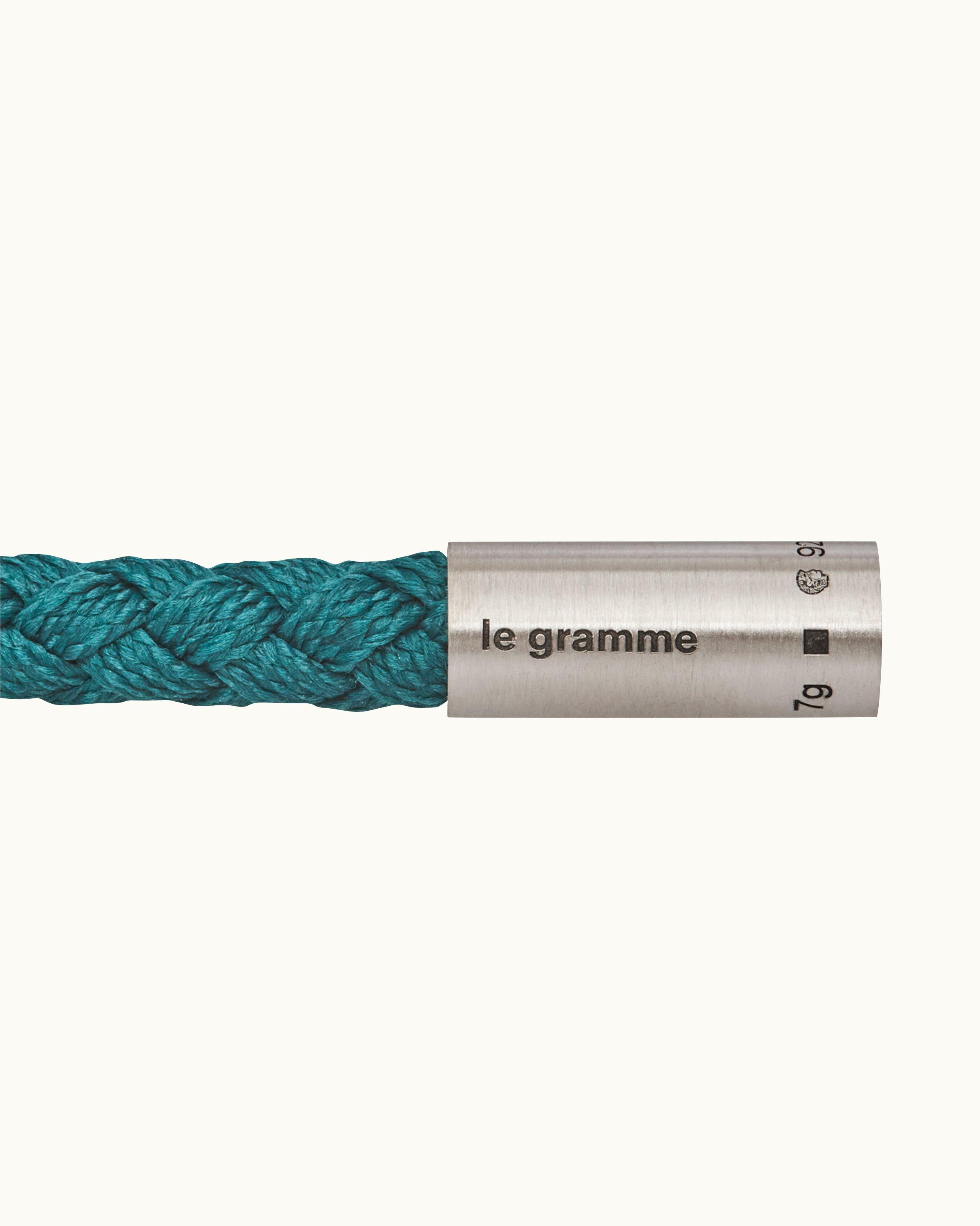 Orlebar Brown | Teal NATO le gramme cable bracelet