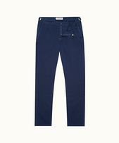 Campbell - Mens Blue Wash Slim Fit Chinos