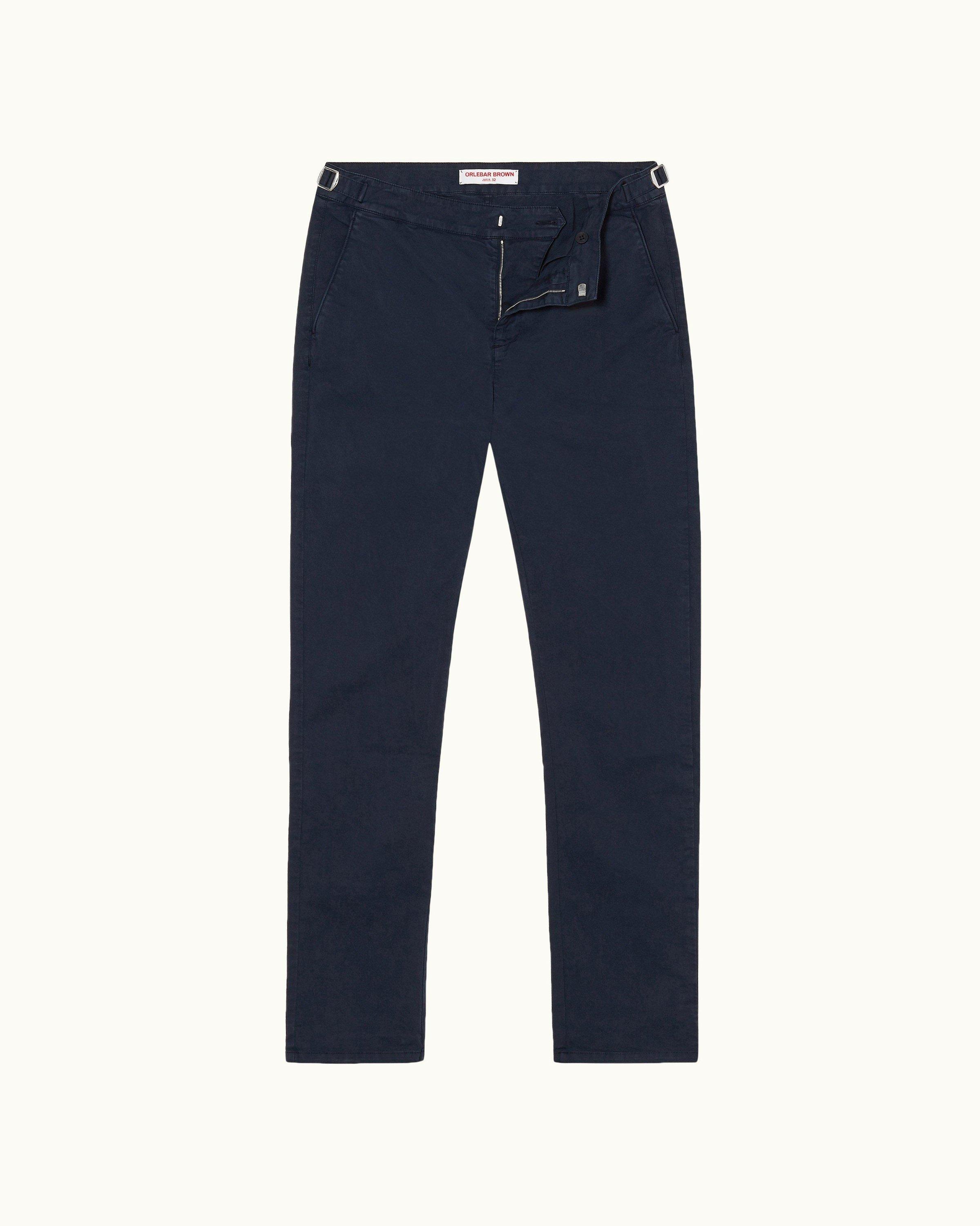 Mens navy blue slim fit sale chinos