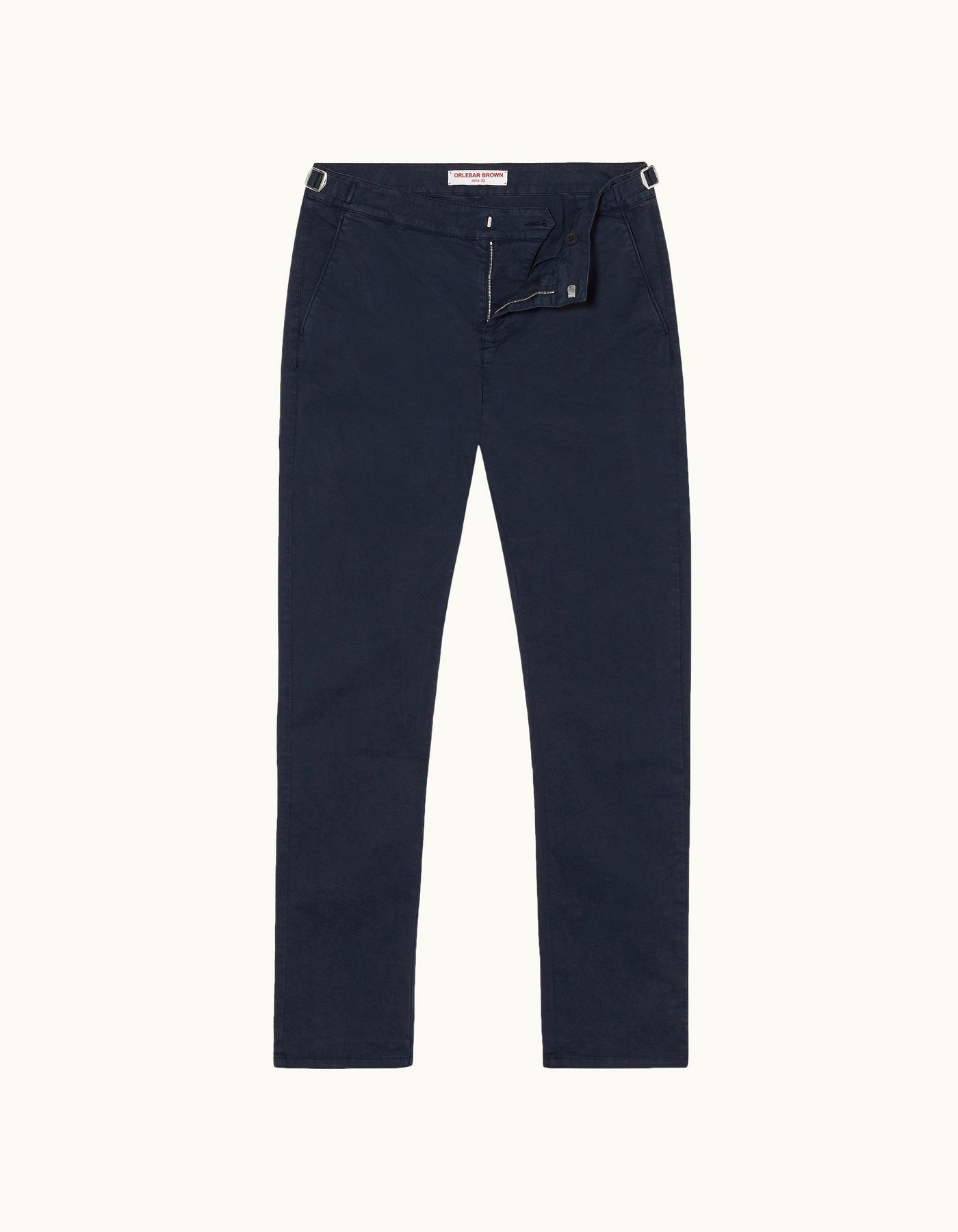Campbell - Mens Navy Slim Fit Stretch Chinos