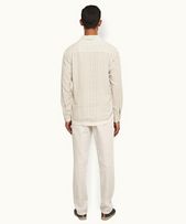 Cornell Linen - Mens Sandbar Tailored Fit Washed Linen Trousers