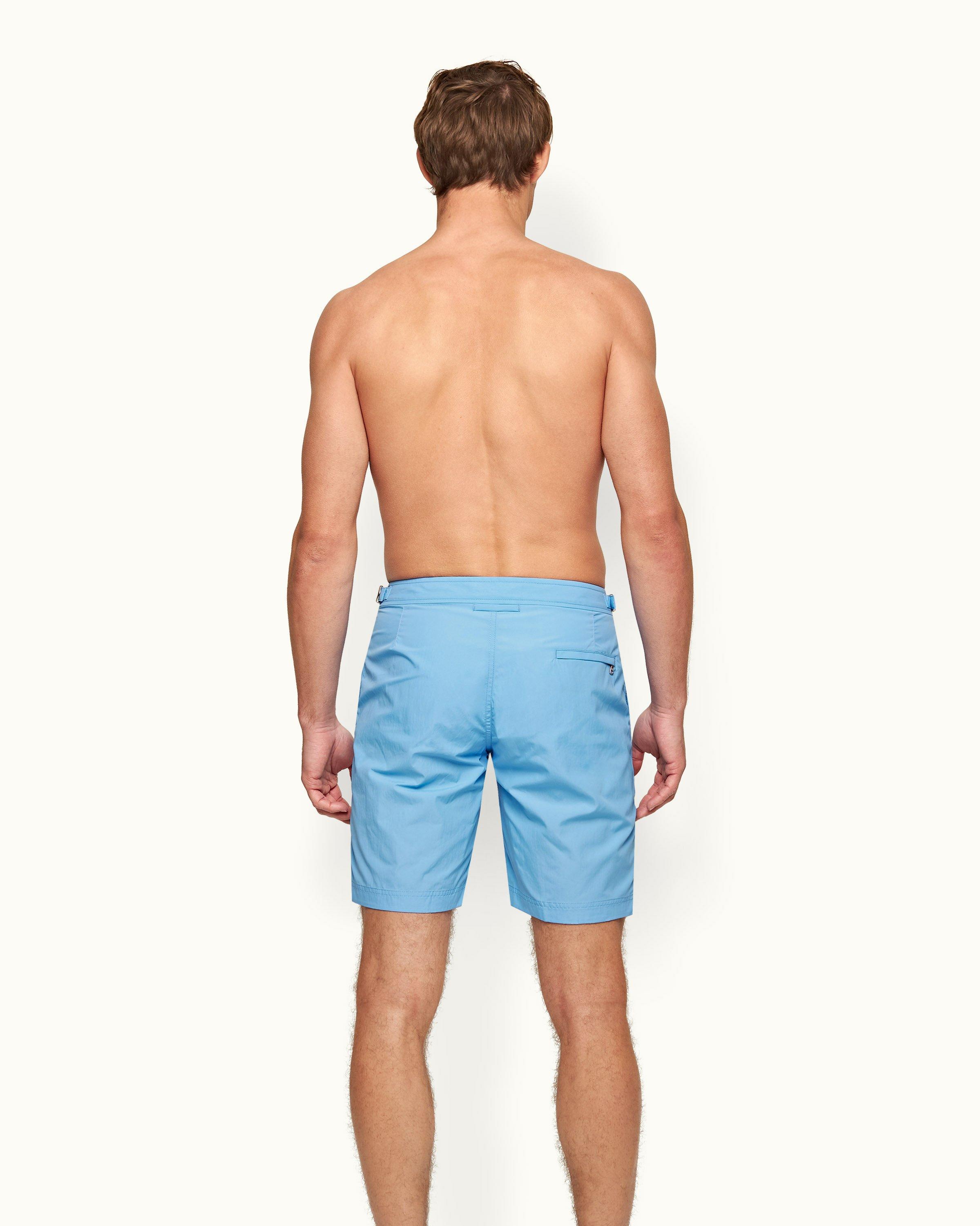 Light blue swim on sale shorts