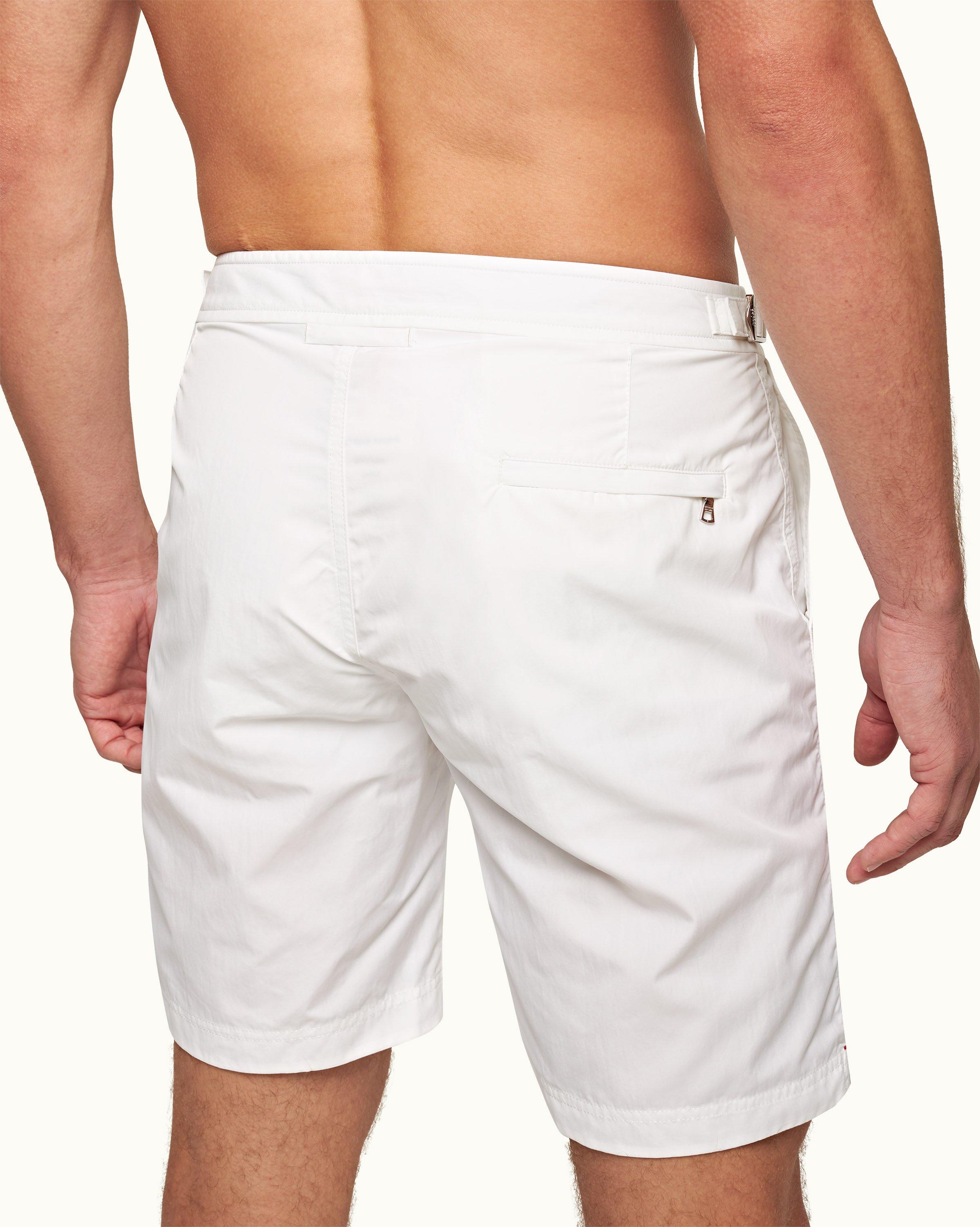 orlebar brown white shorts