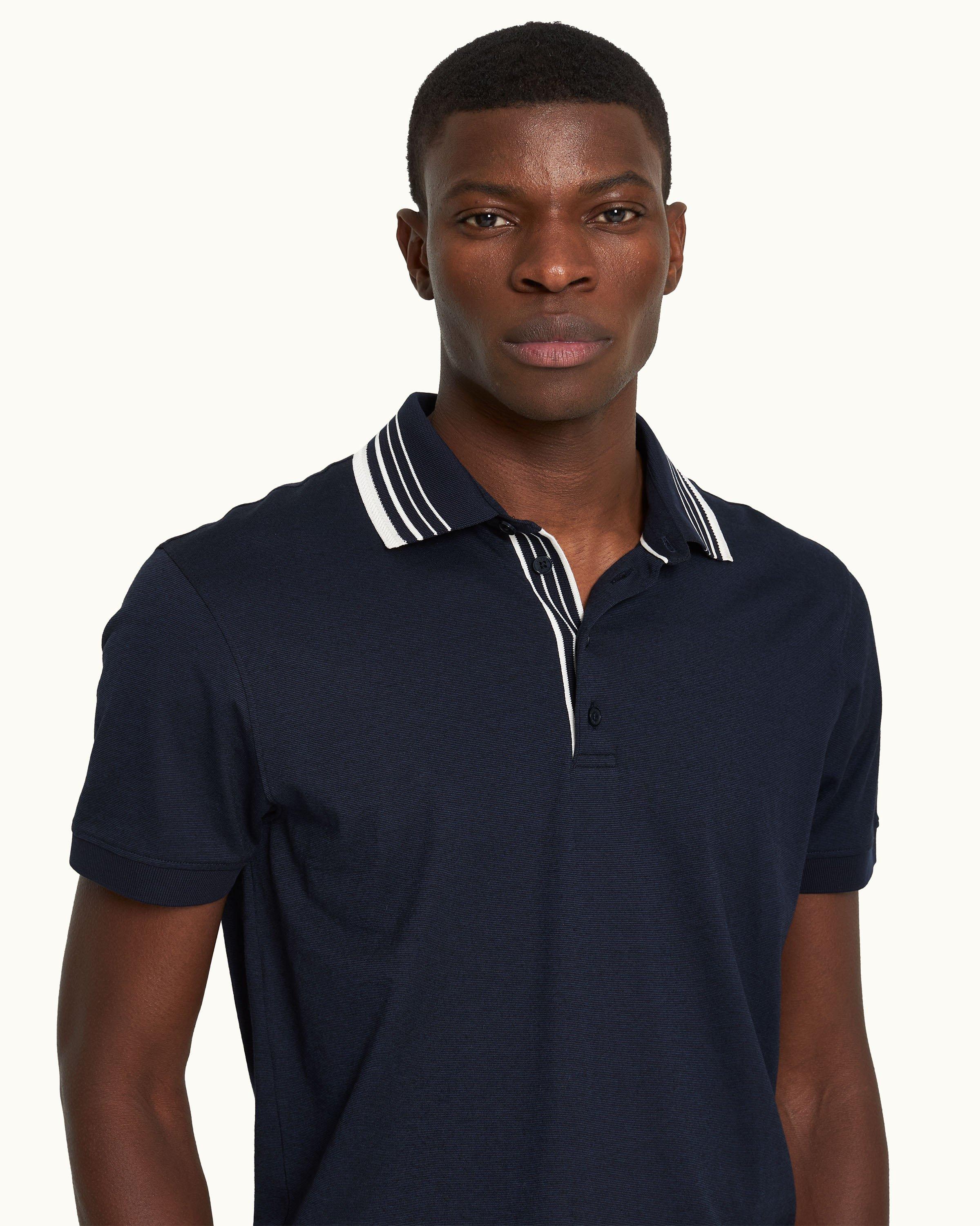 Men's Multi Ribbed Polo – TARA