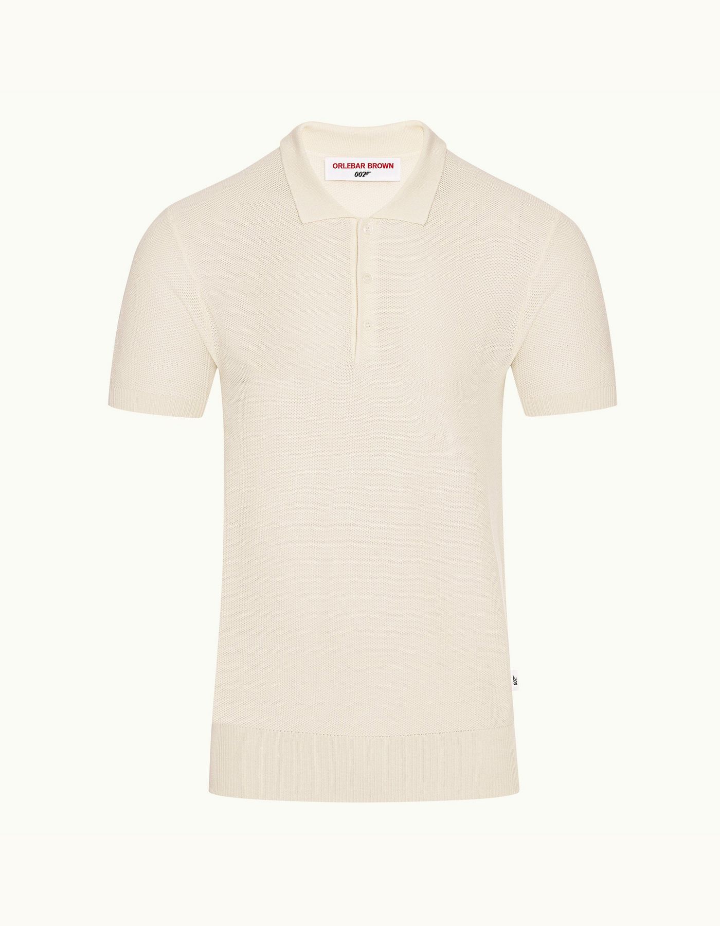 Dr. No Knitted Polo - Mens 007 Tailored Fit Silk Polo Shirt