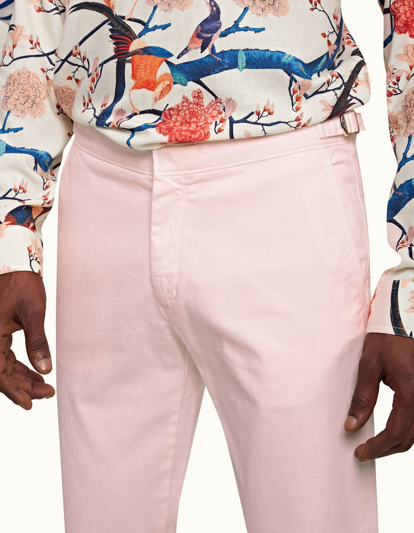 Rose Tailored Fit Stretch-Cotton Chinos