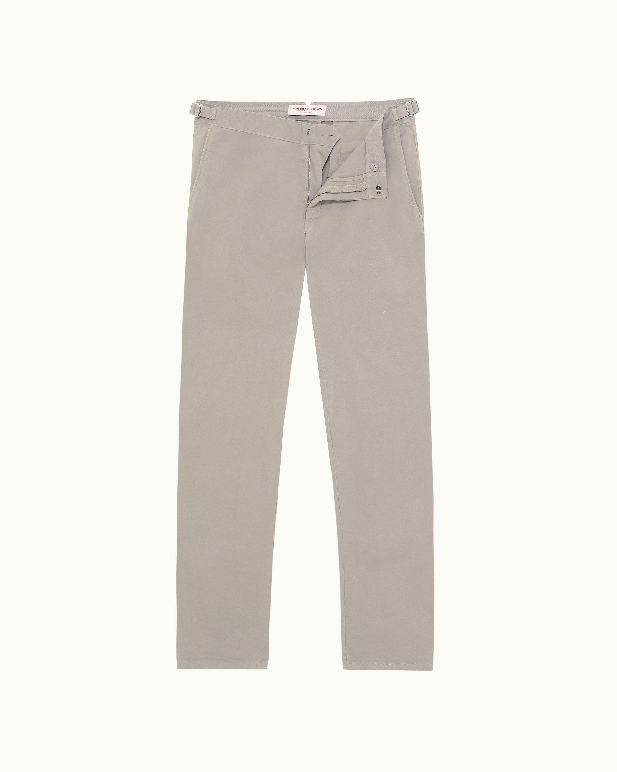 Pantalones chinos de algodón elástico