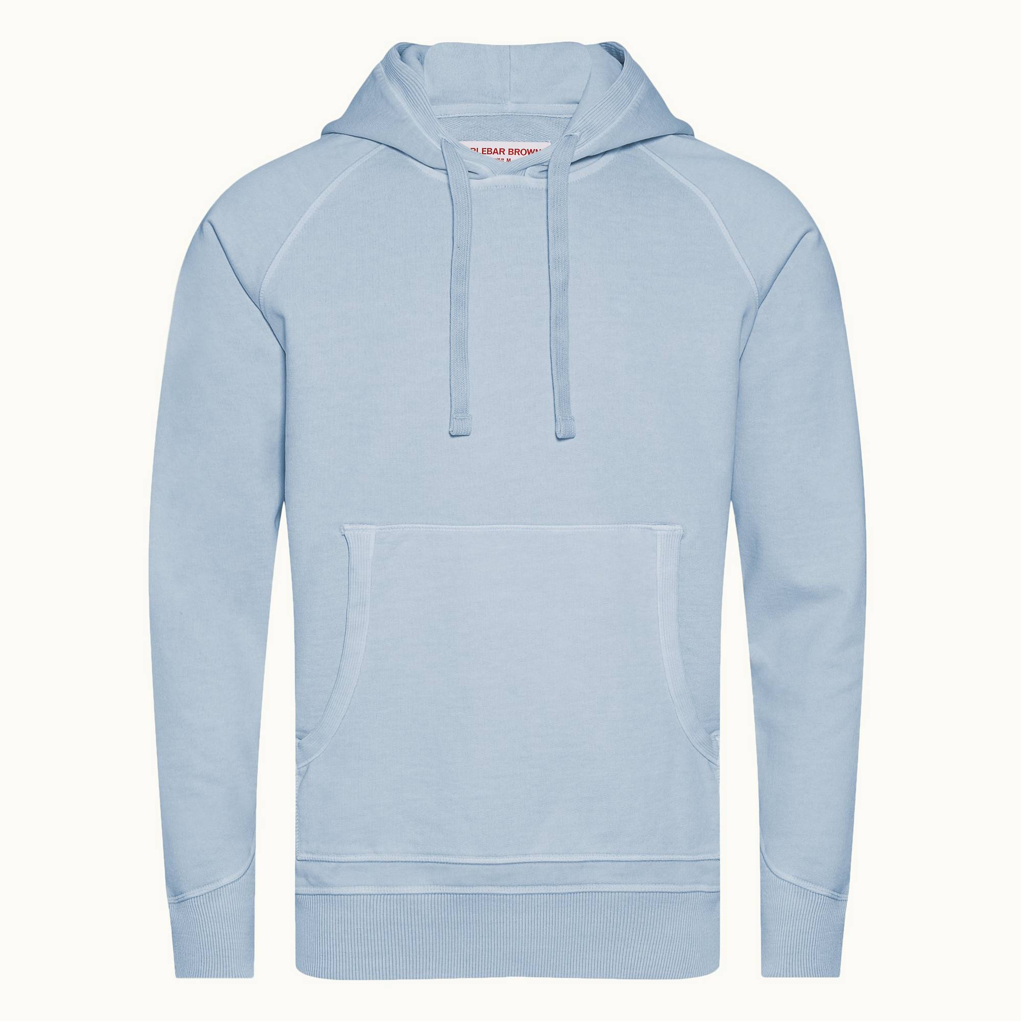 Francis - Mens Ice Blue Organic Cotton Hooded Sweatshirt