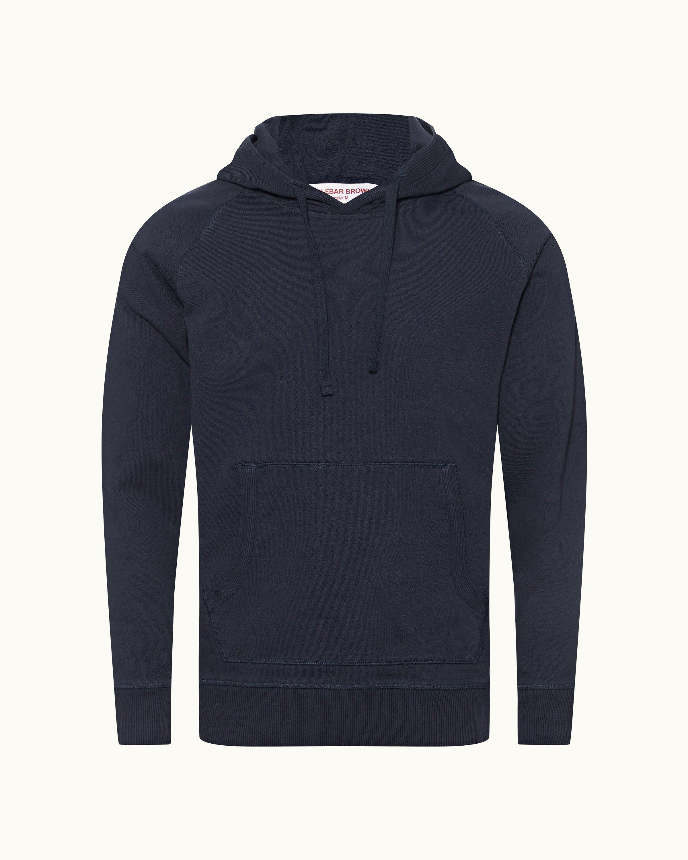 Mens blue designer outlet hoodie