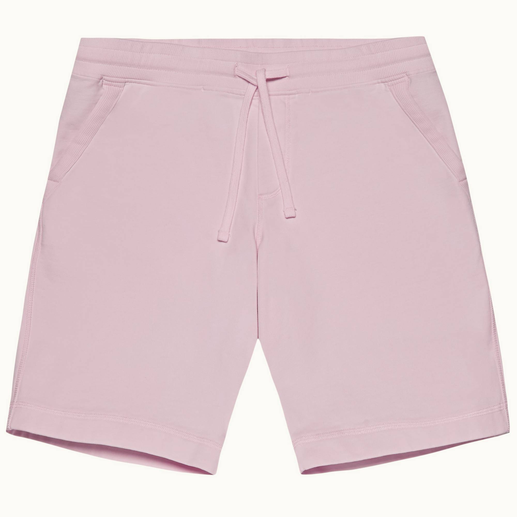 Frederick - Mens Conch Pink Tailored Fit Organic Cotton Sweat Shorts