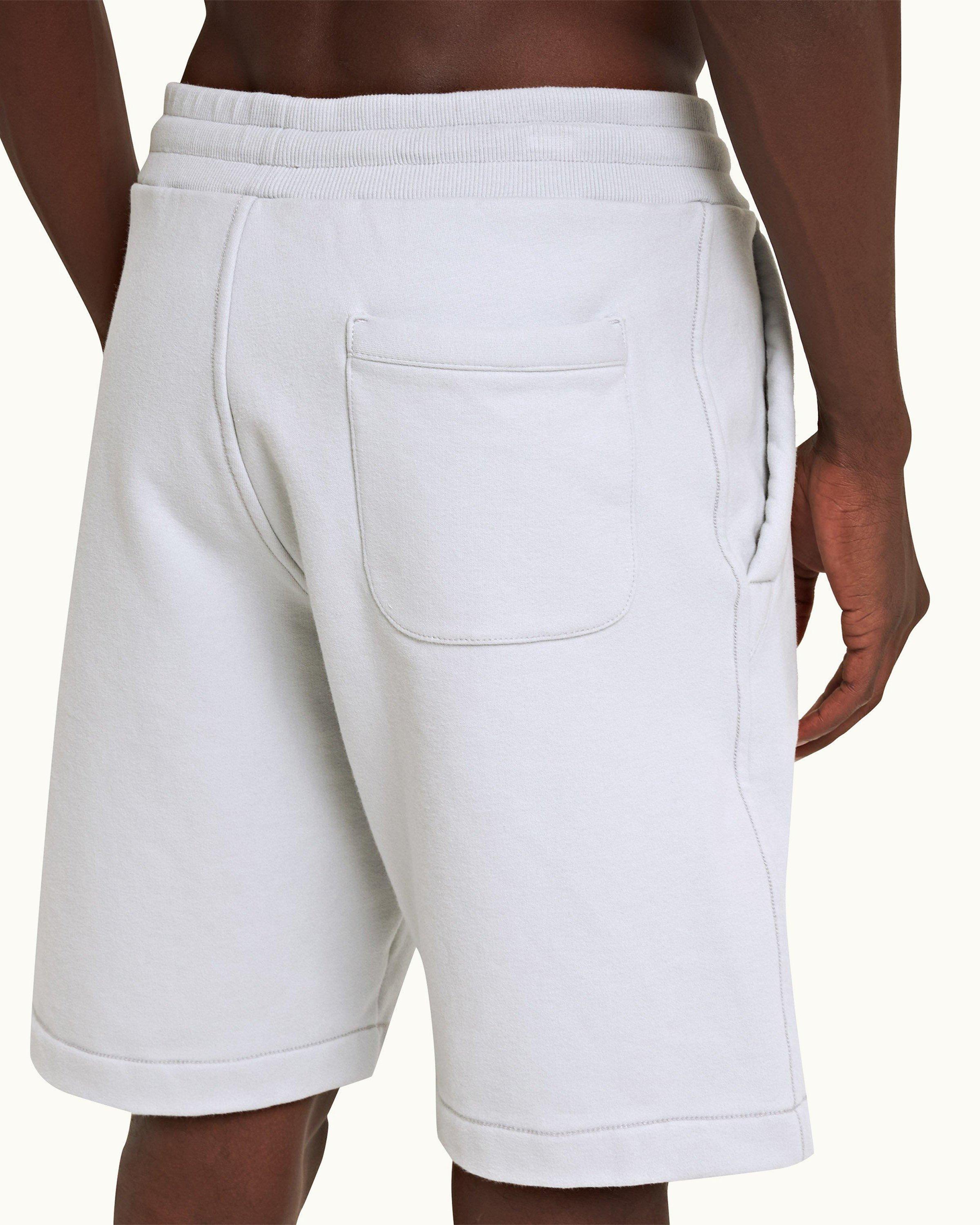 BOSS - Regular-fit shorts in cotton toweling with drawcord