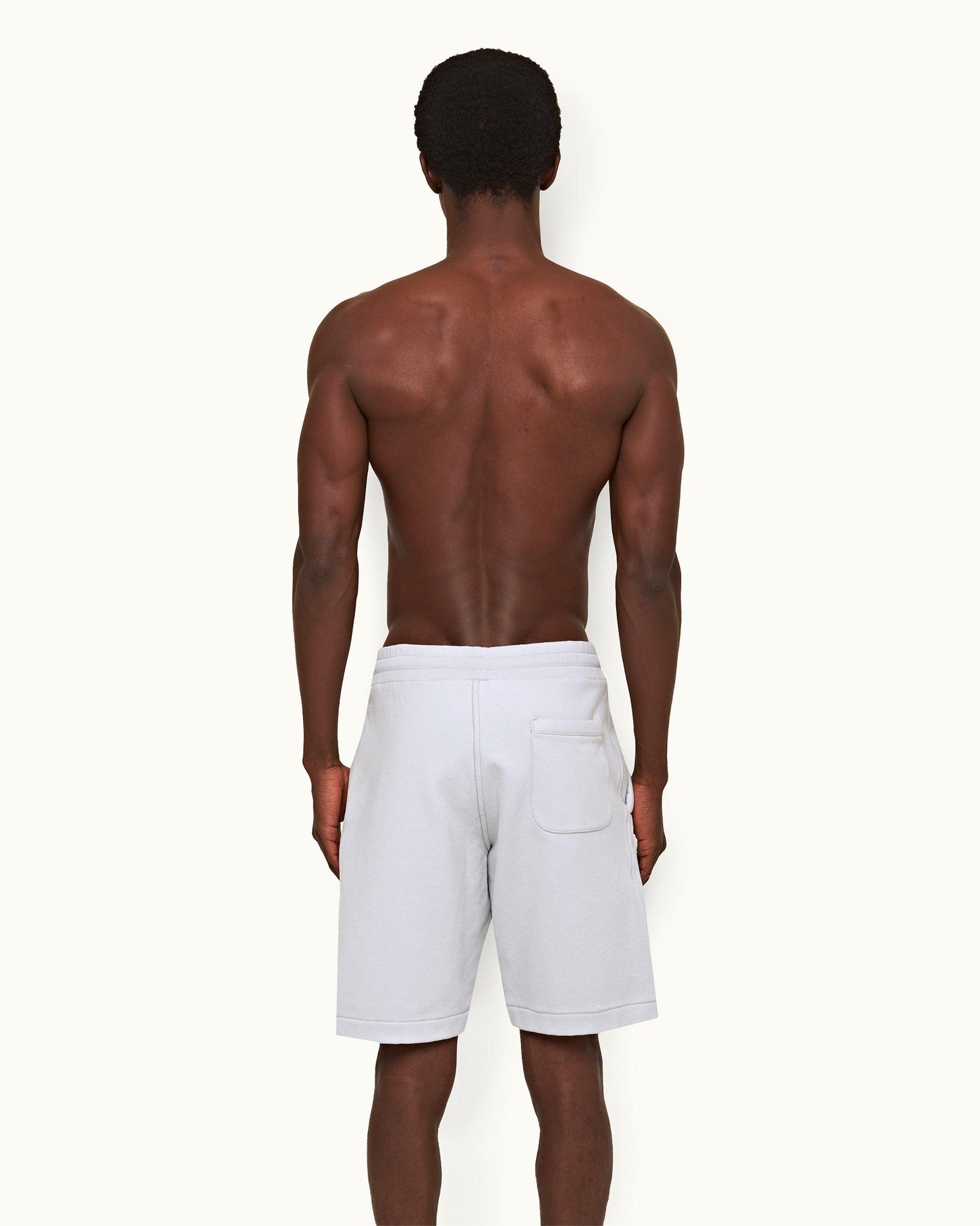 BOSS - Regular-fit shorts in cotton toweling with drawcord