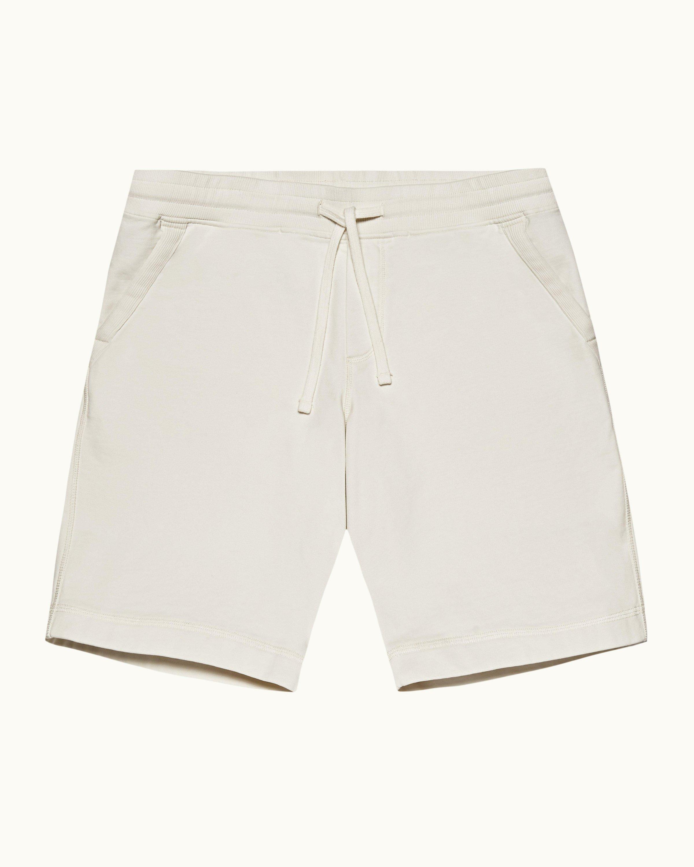 White cotton sweatshorts new arrivals