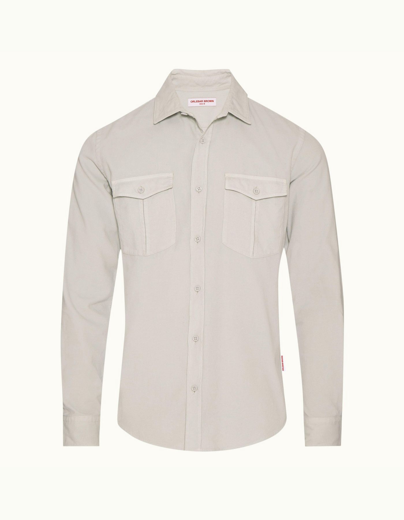 Giles Corduroy - Mens Moonlight Classic Collar Tailored Fit Corduroy Shirt