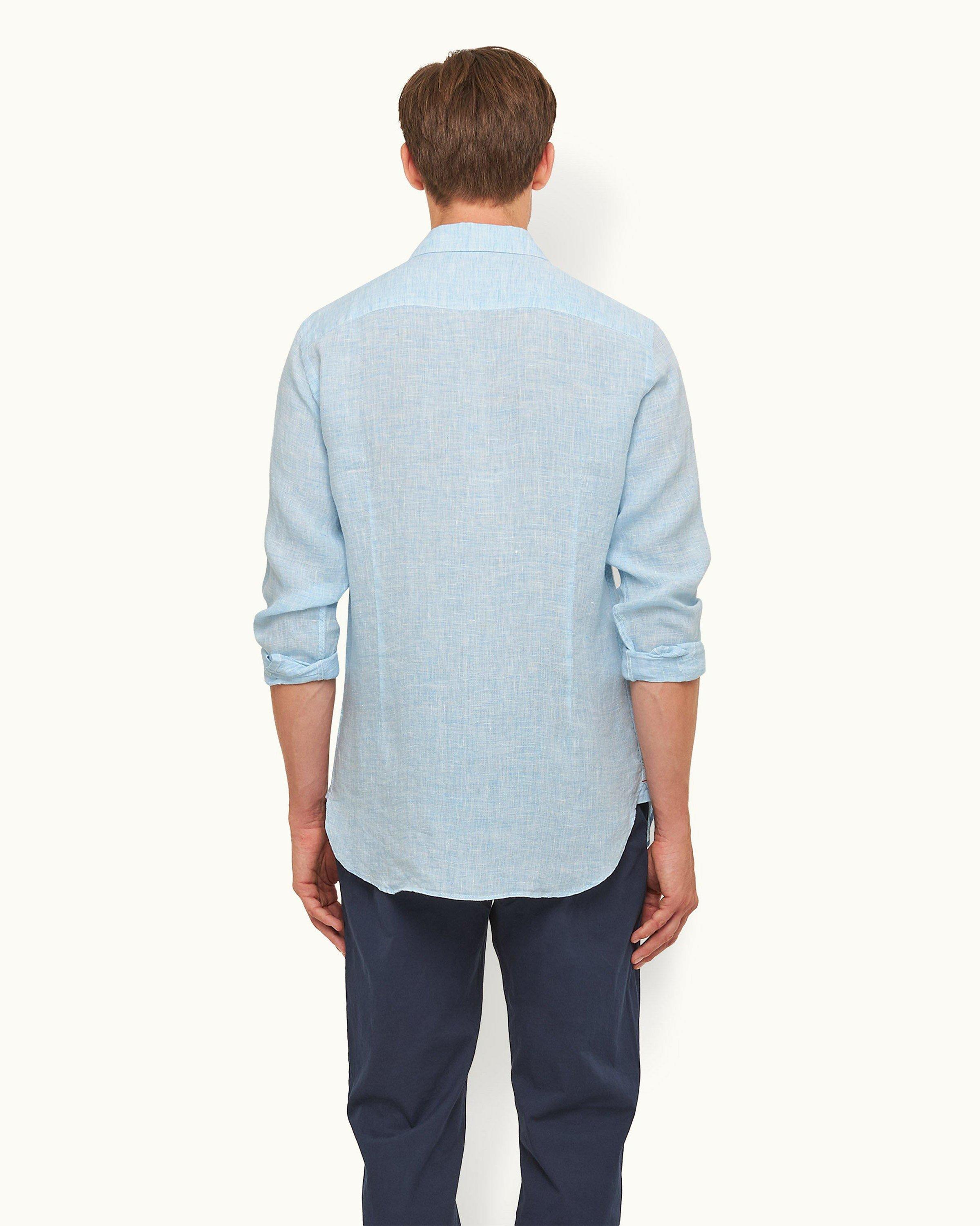 Mens pale blue store shirt