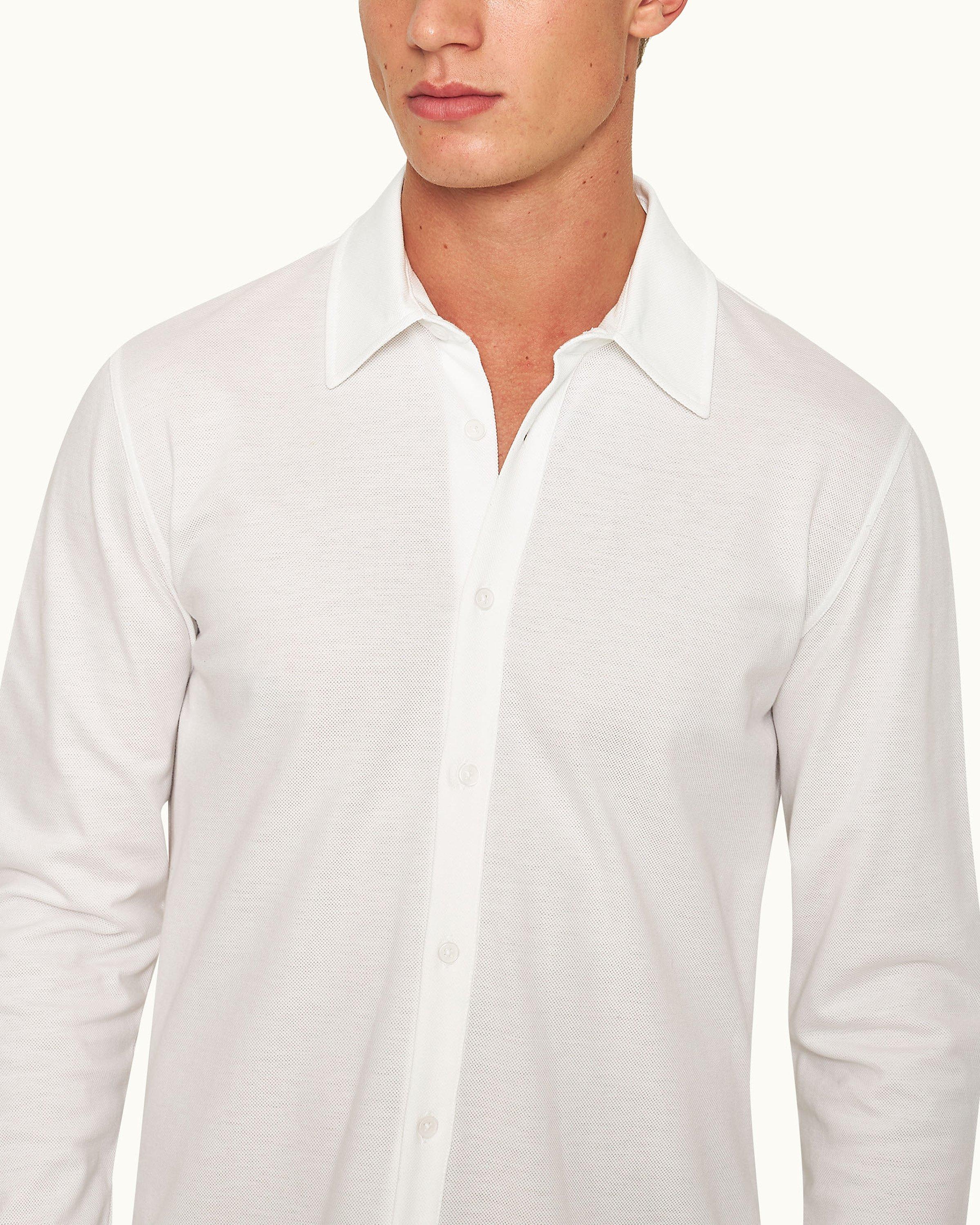 Chemise en best sale piqué de coton