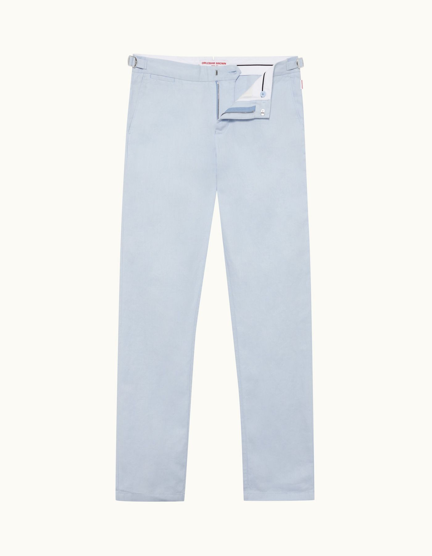 Griffon Linen - Mens Hush Tailored Fit Washed Linen Trousers