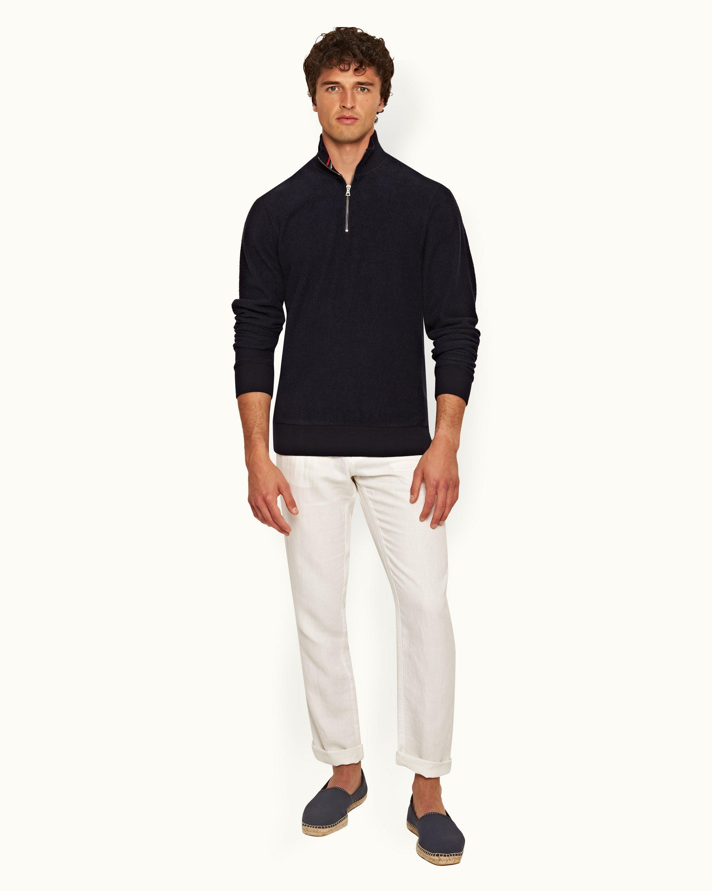 Sandbar Tailored Fit Linen Trousers