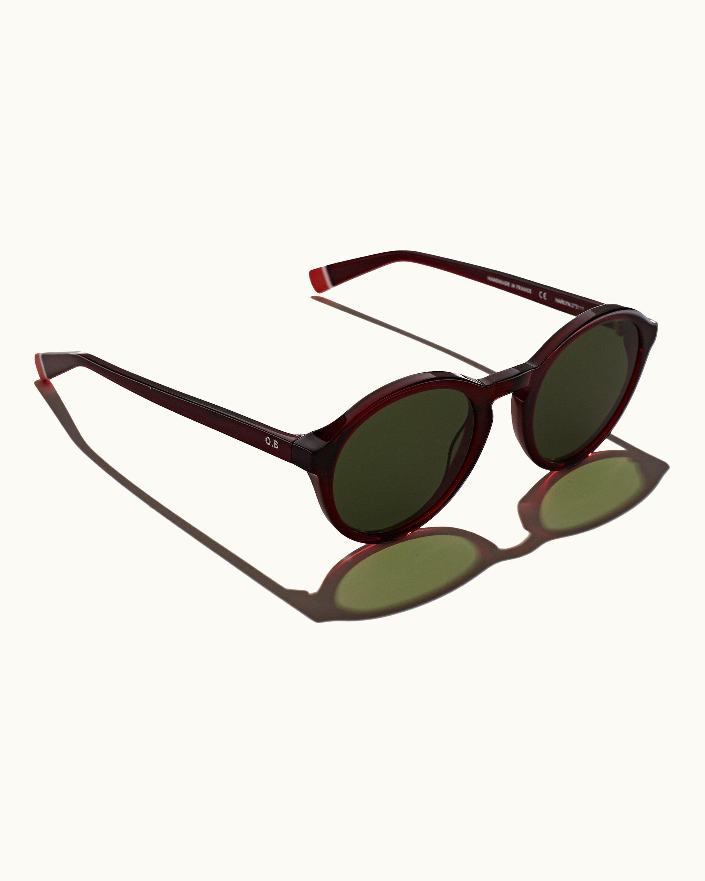 Ray Ban 49mm Polarized Round Sunglasses Brown