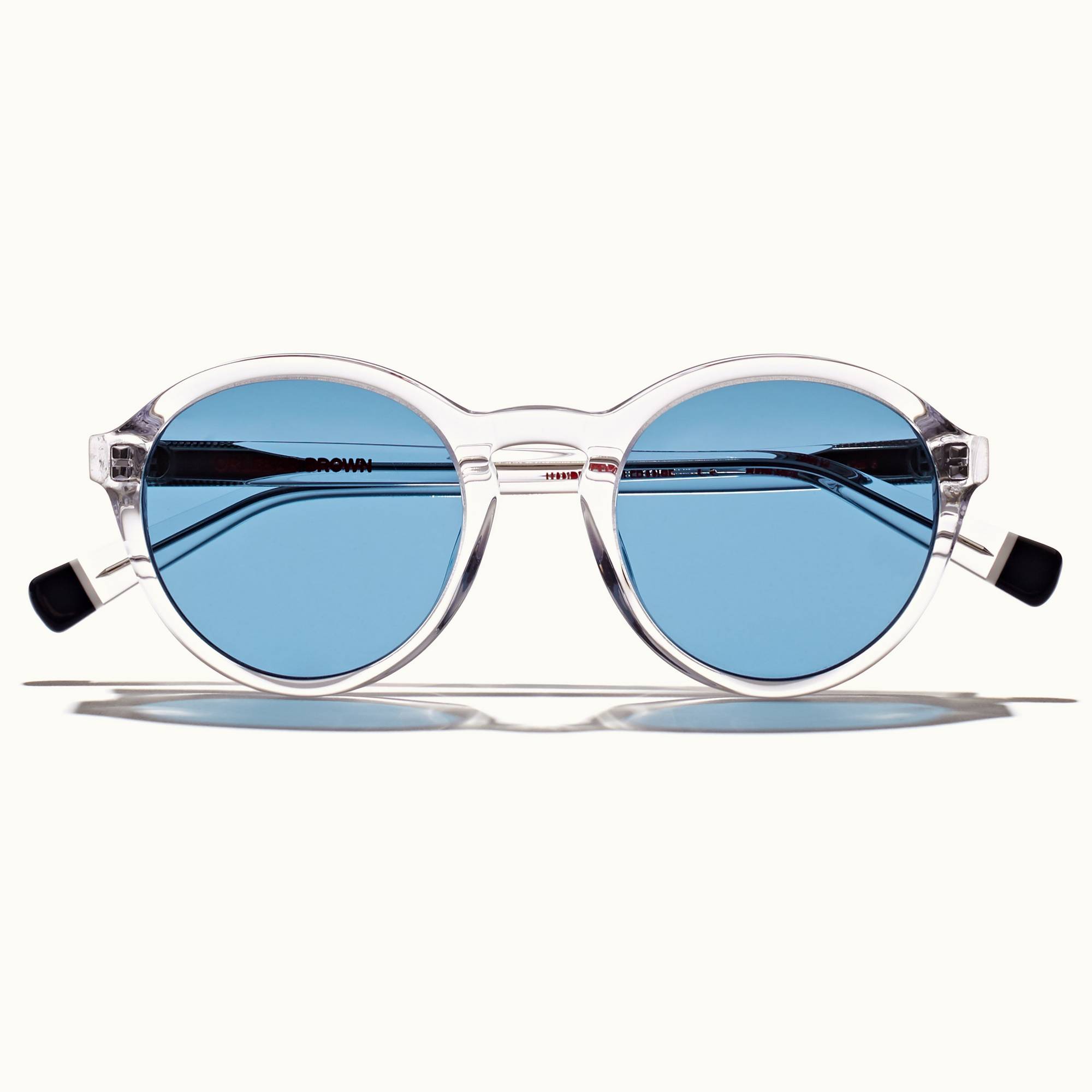 Harlyn - Mens Glacier Round Sunglasses