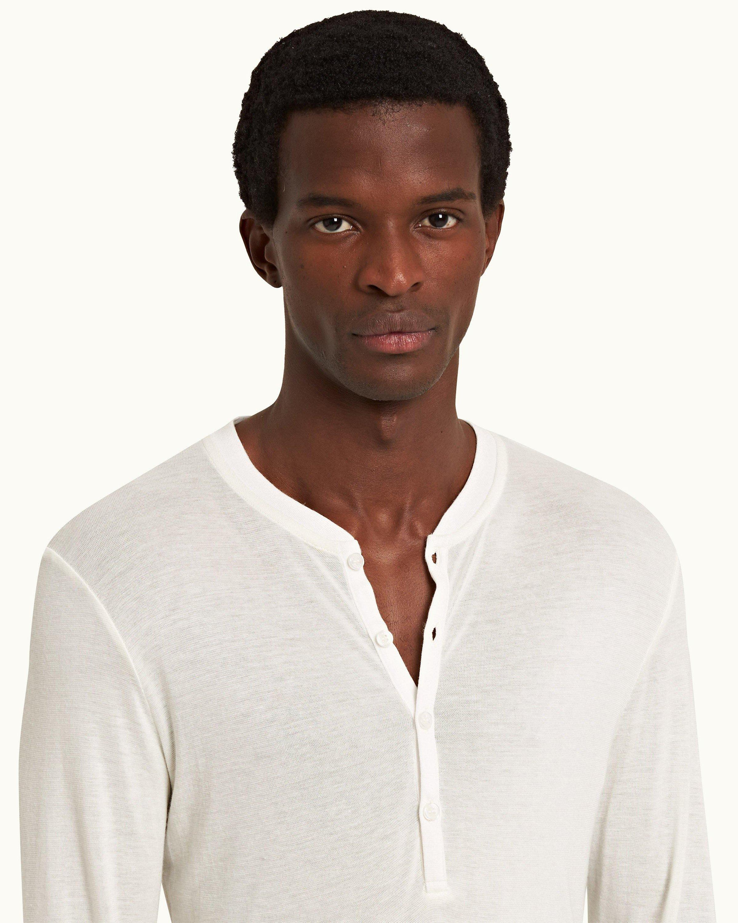 Cashmere henley outlet mens