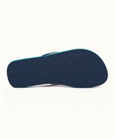 Haston Cork - Mens Blue Slate/Bright Emerald Flip Flops