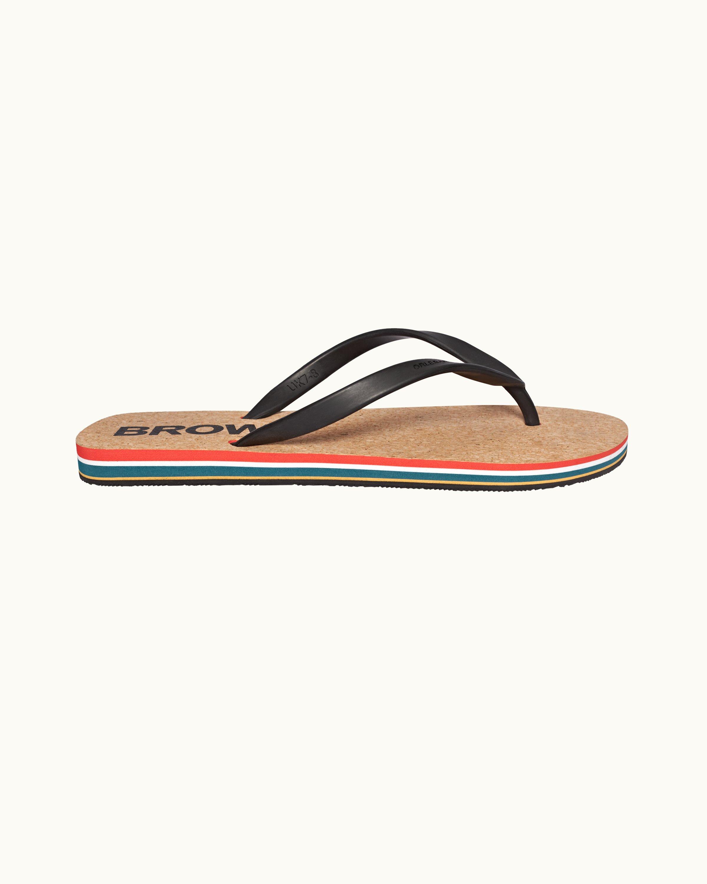 Orlebar Brown Haston flat flip-flops - Blue