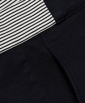 Hemery Stripe - Mens Navy Tailored-Fit Shorts