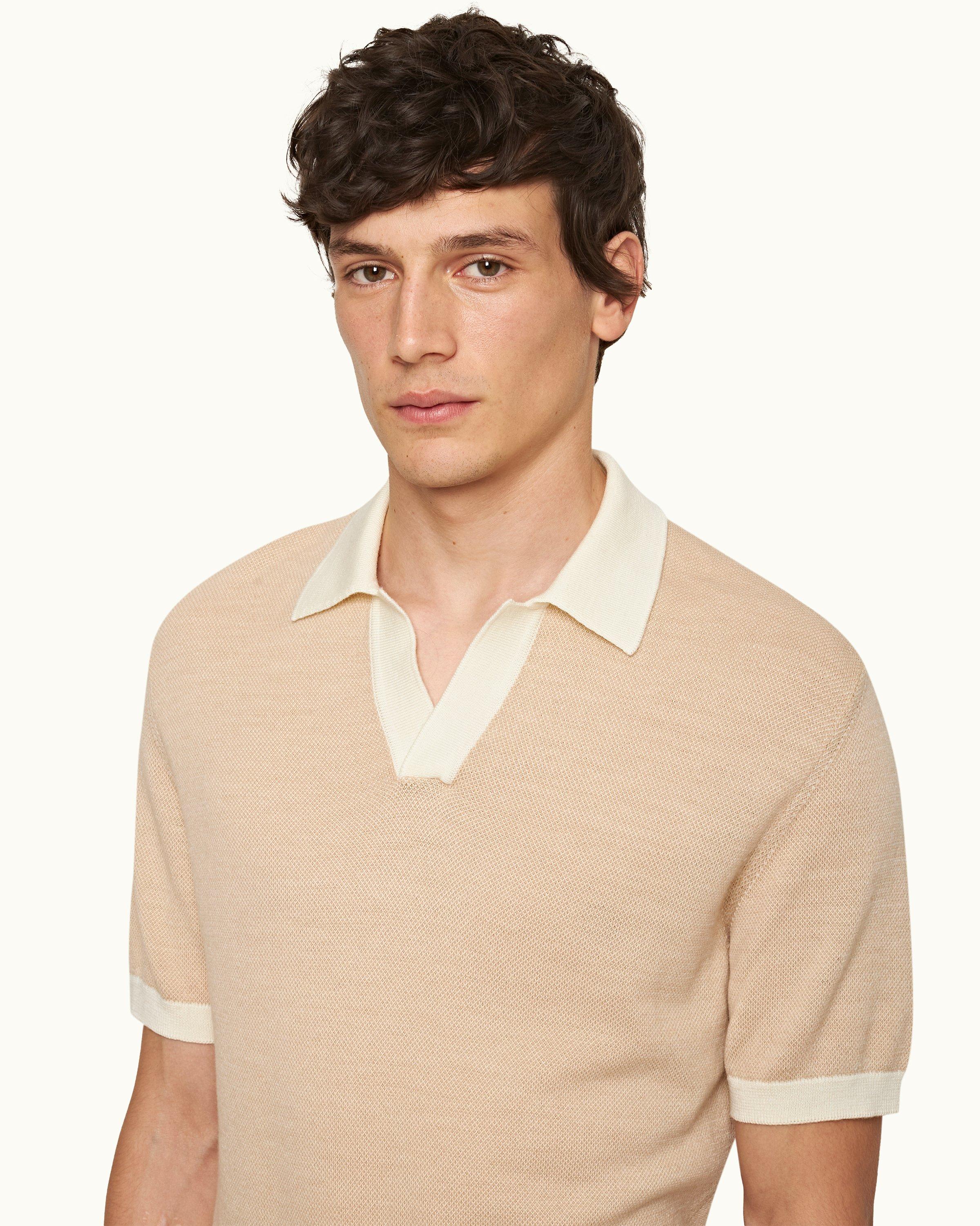 Merino polo outlet shirt