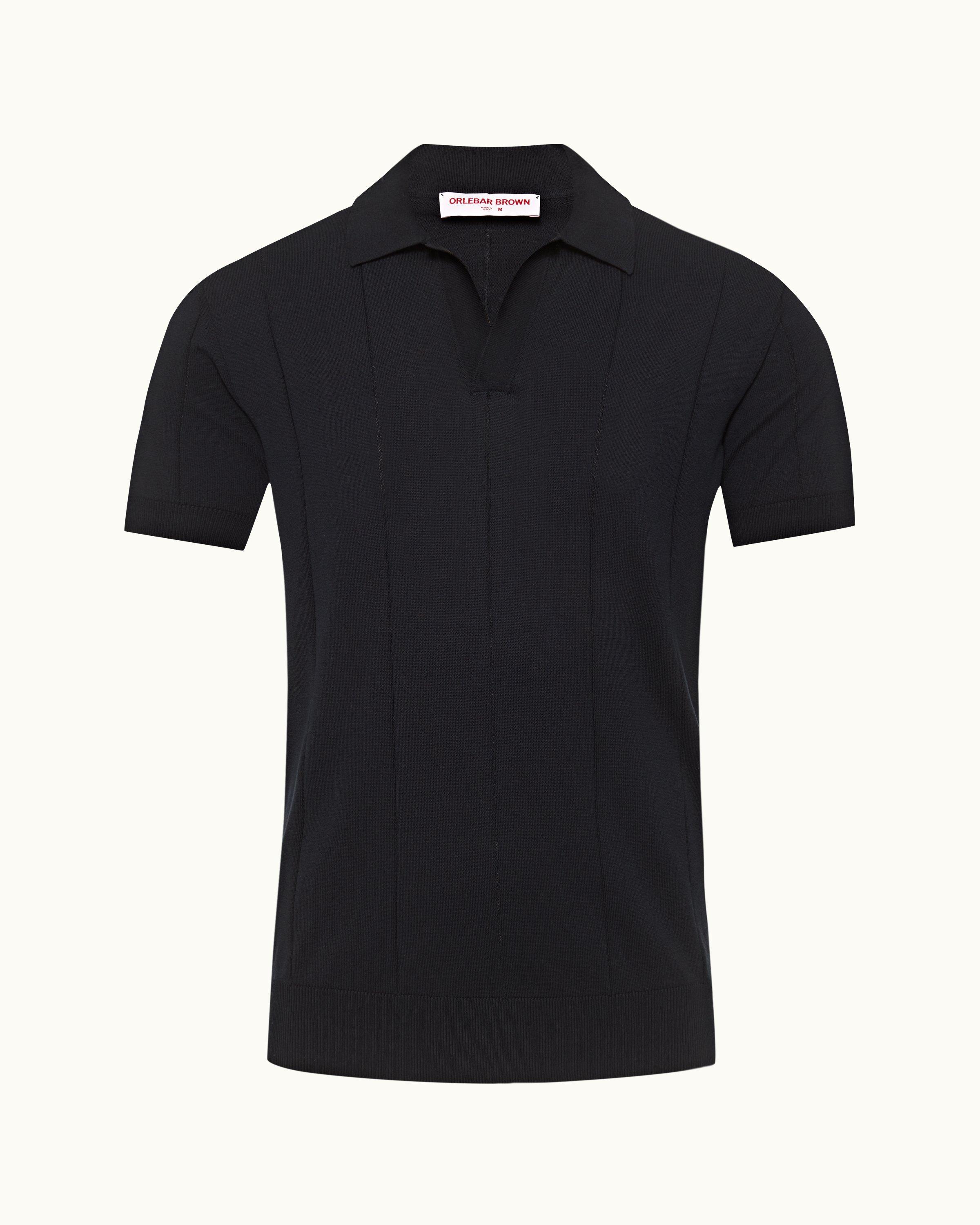 Silk knit sale polo shirts