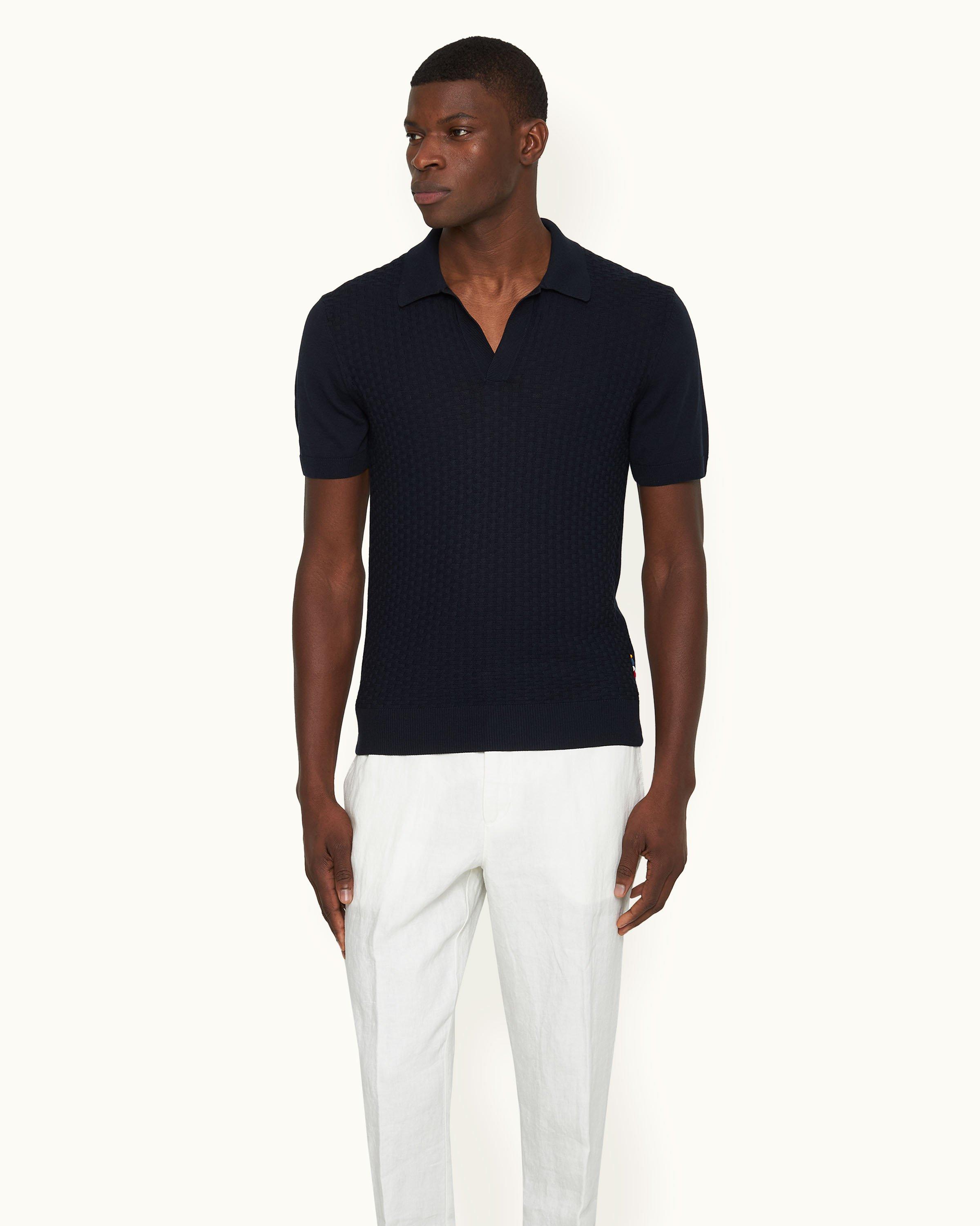 Silk blend clearance polo