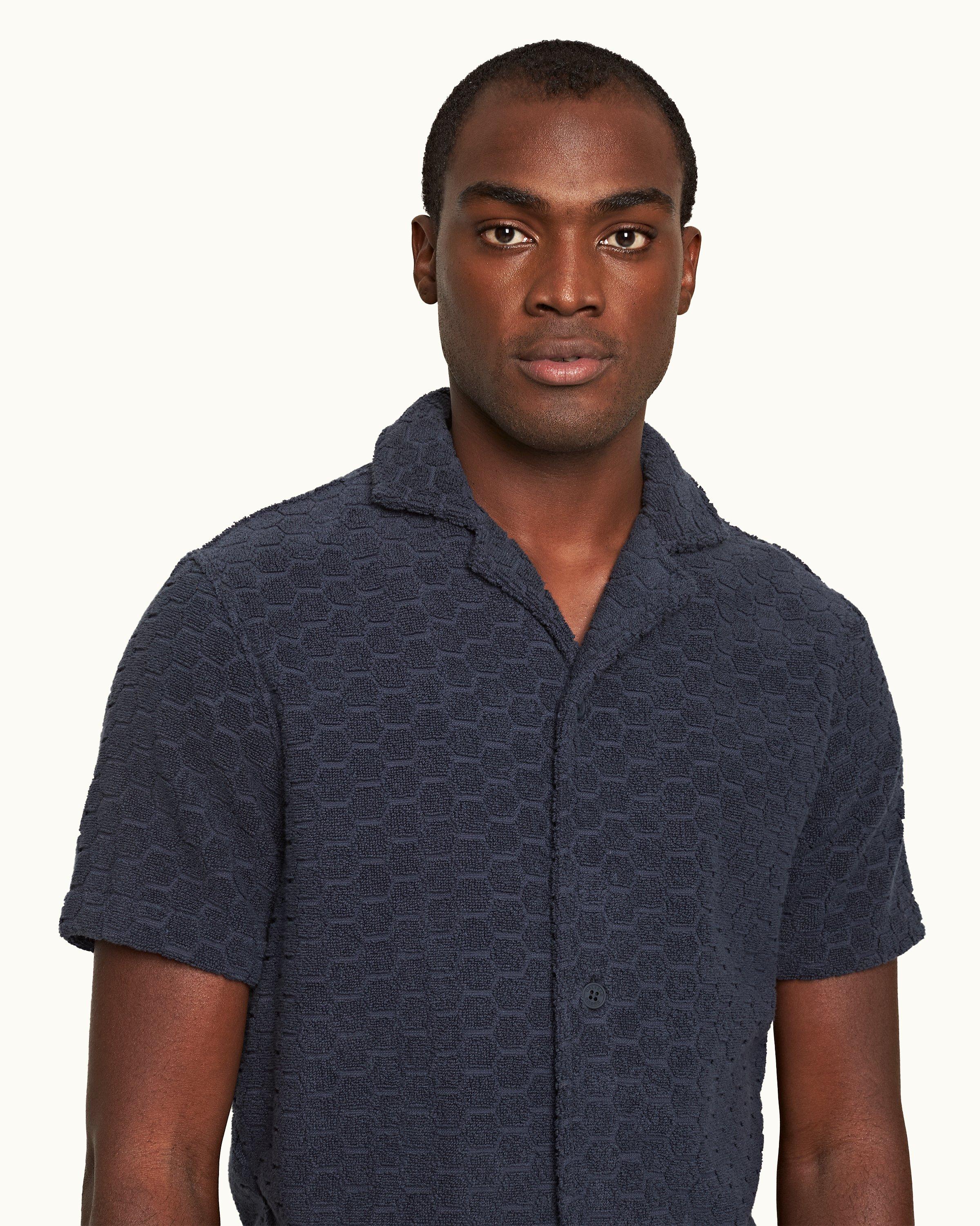 Orlebar brown clearance towelling polo