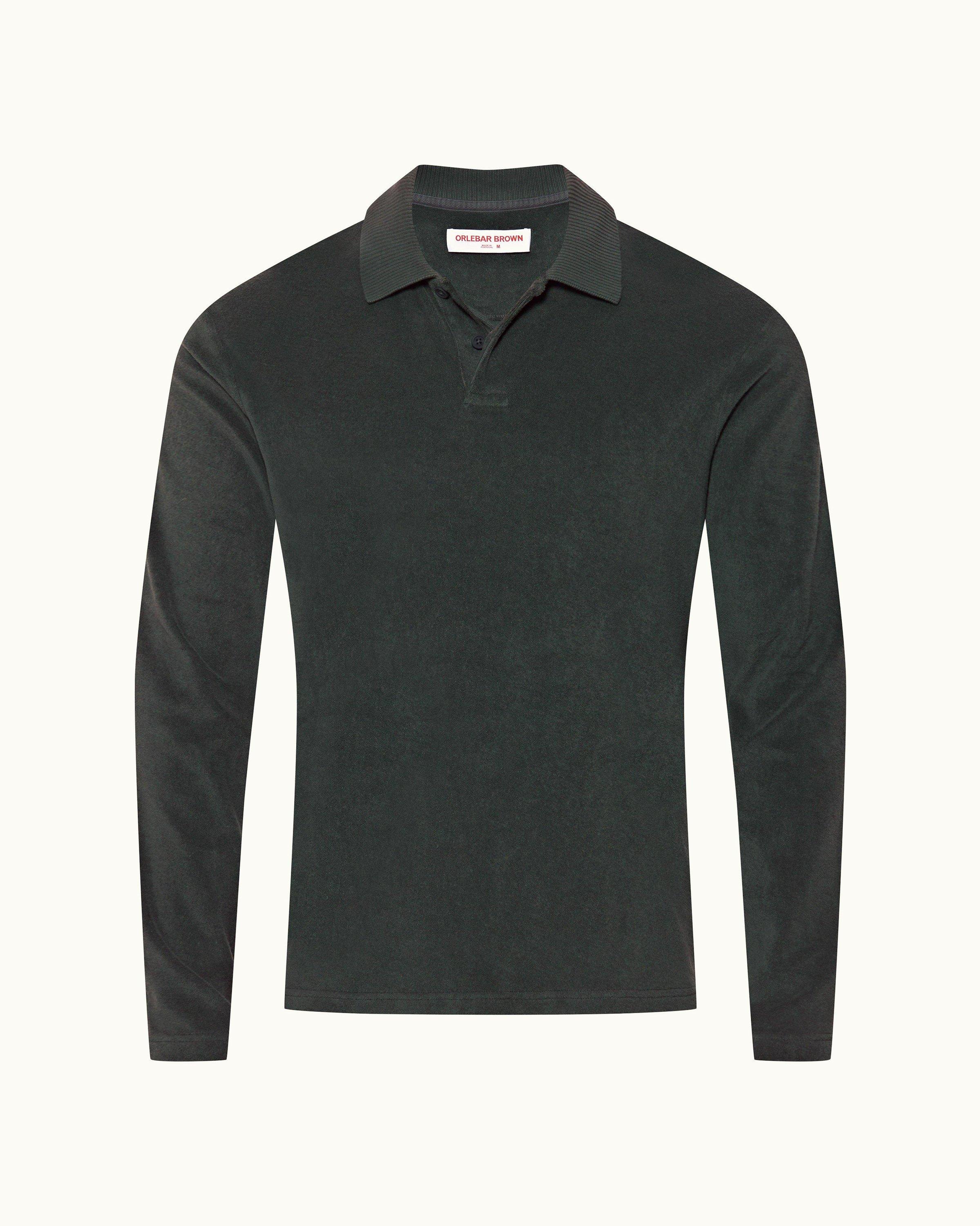 Mens long clearance sleeve polo designer