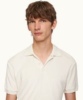 Jarrett Towelling - Mens Matchstick Classic Fit Cotton Towelling Polo Shirt