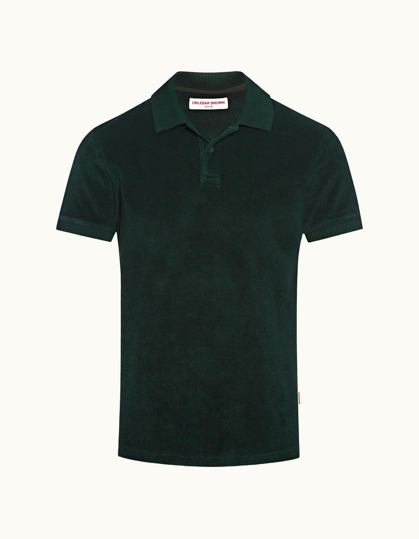Jarrett Towelling - Mens Racing Green Classic Fit Cotton Towelling Polo Shirt