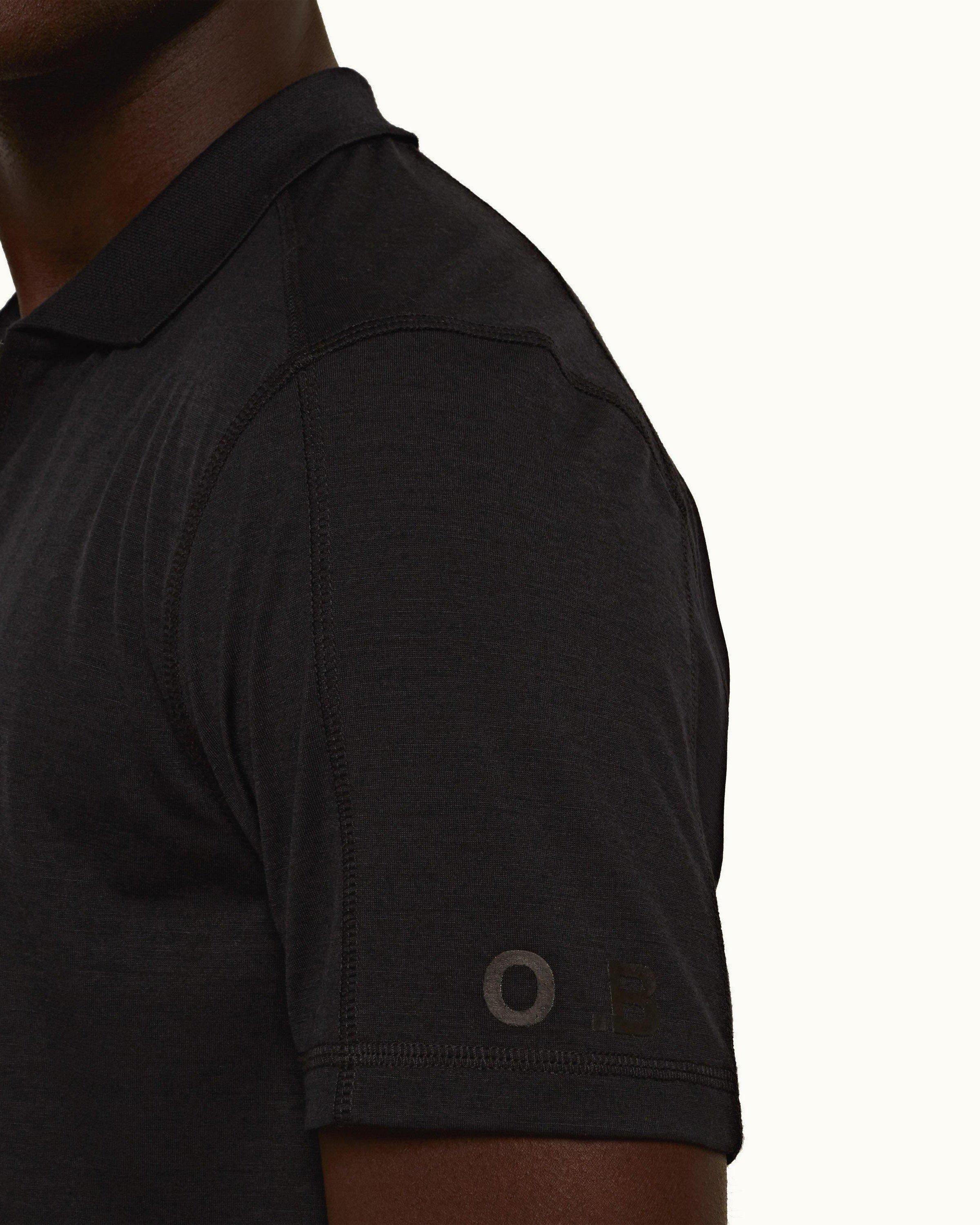 MENS BLACK CLASSIC POLO