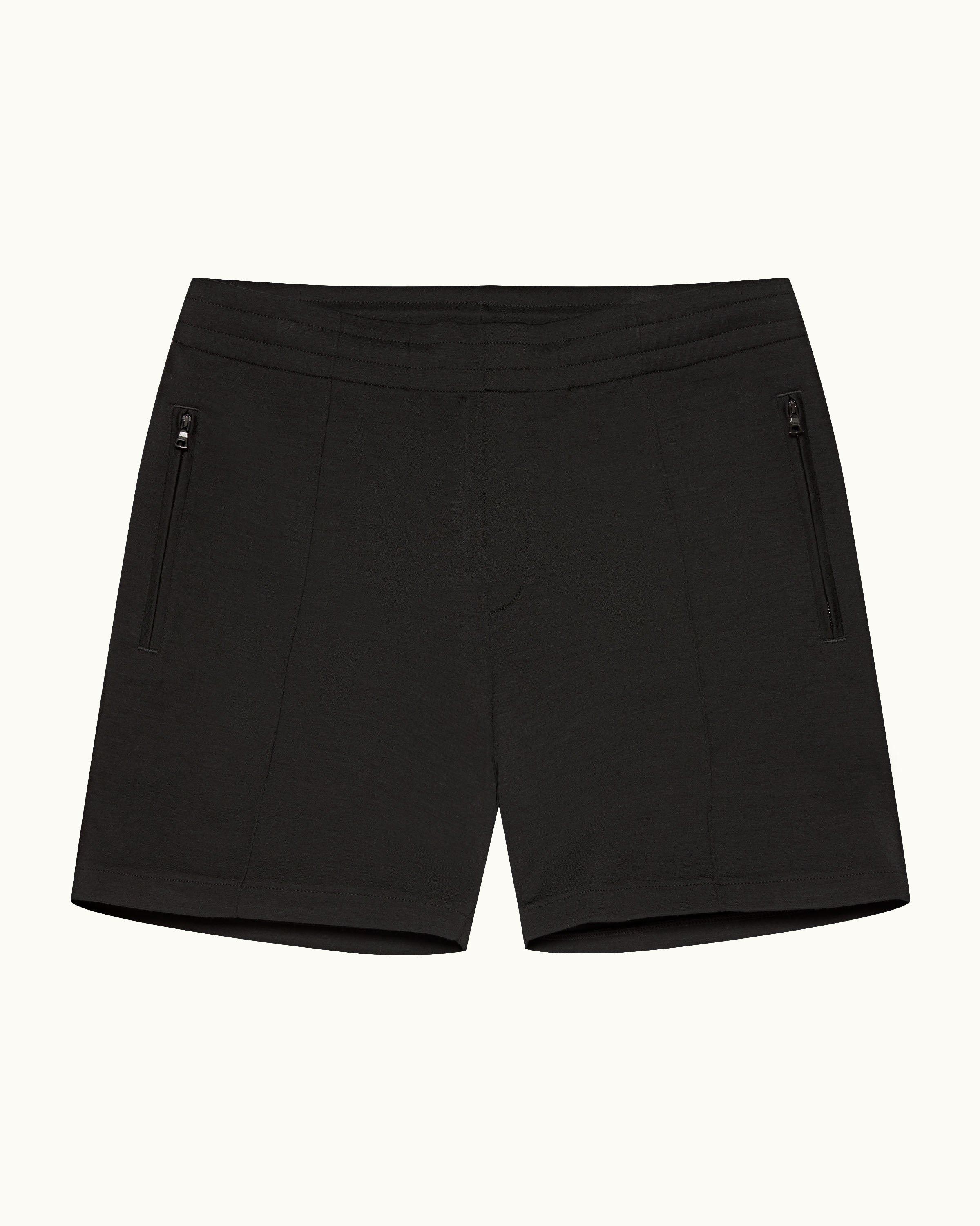 Orlebar Brown  Night Iris Classic Fit Merino Drawcord Sweat Shorts