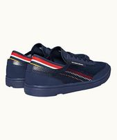 Larson Stripe - Mens Navy/Orange O.B Stripe Shoe You Can Swim In