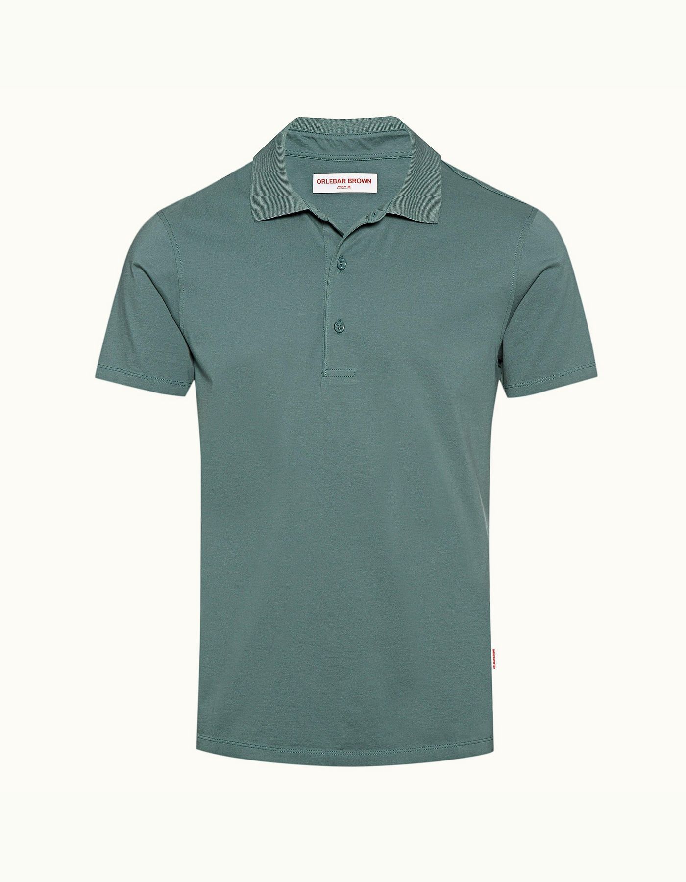 Linwood - Mens Sage Classic Fit Mercerised Cotton Polo Shirt