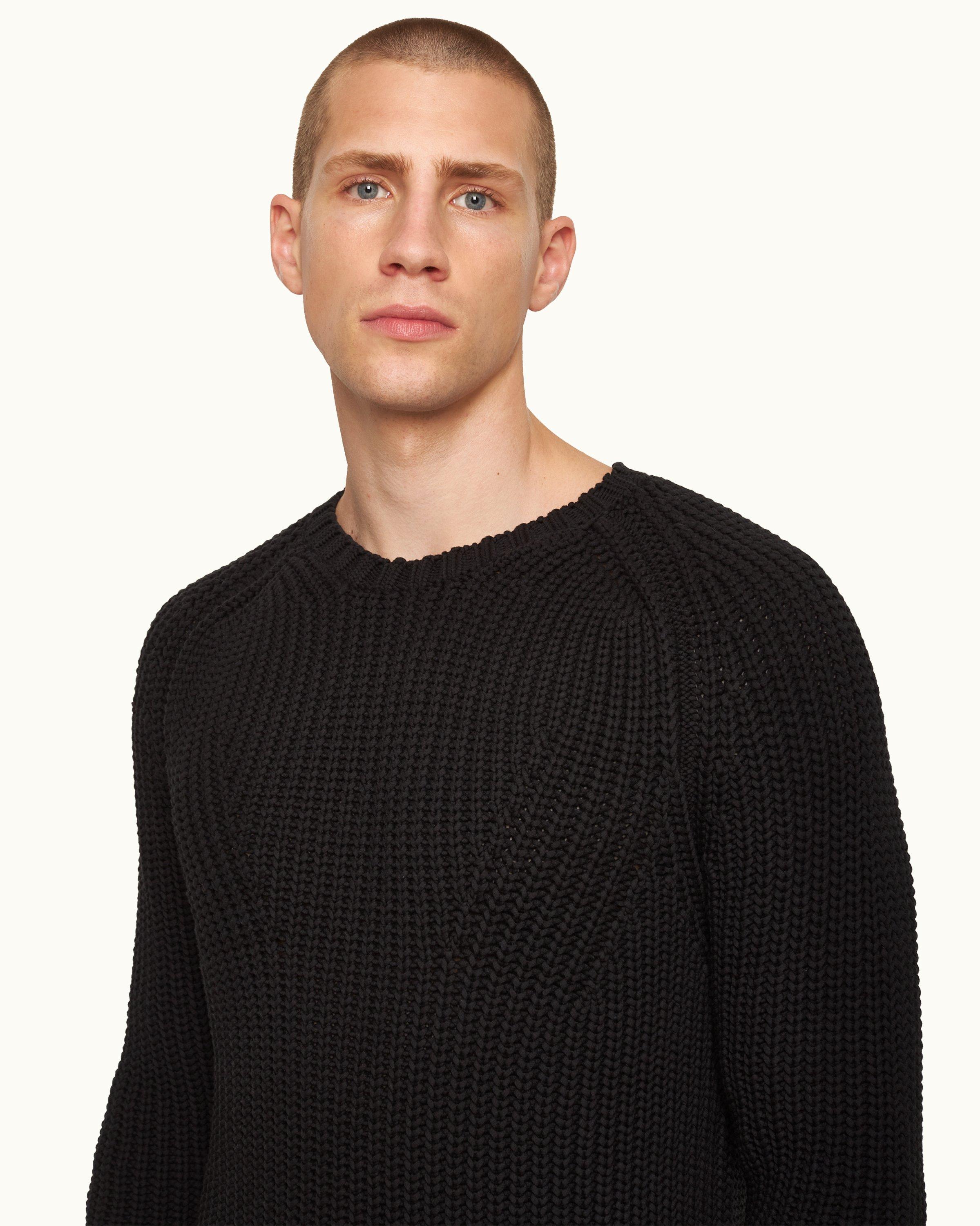 Black cable knit clearance jumper