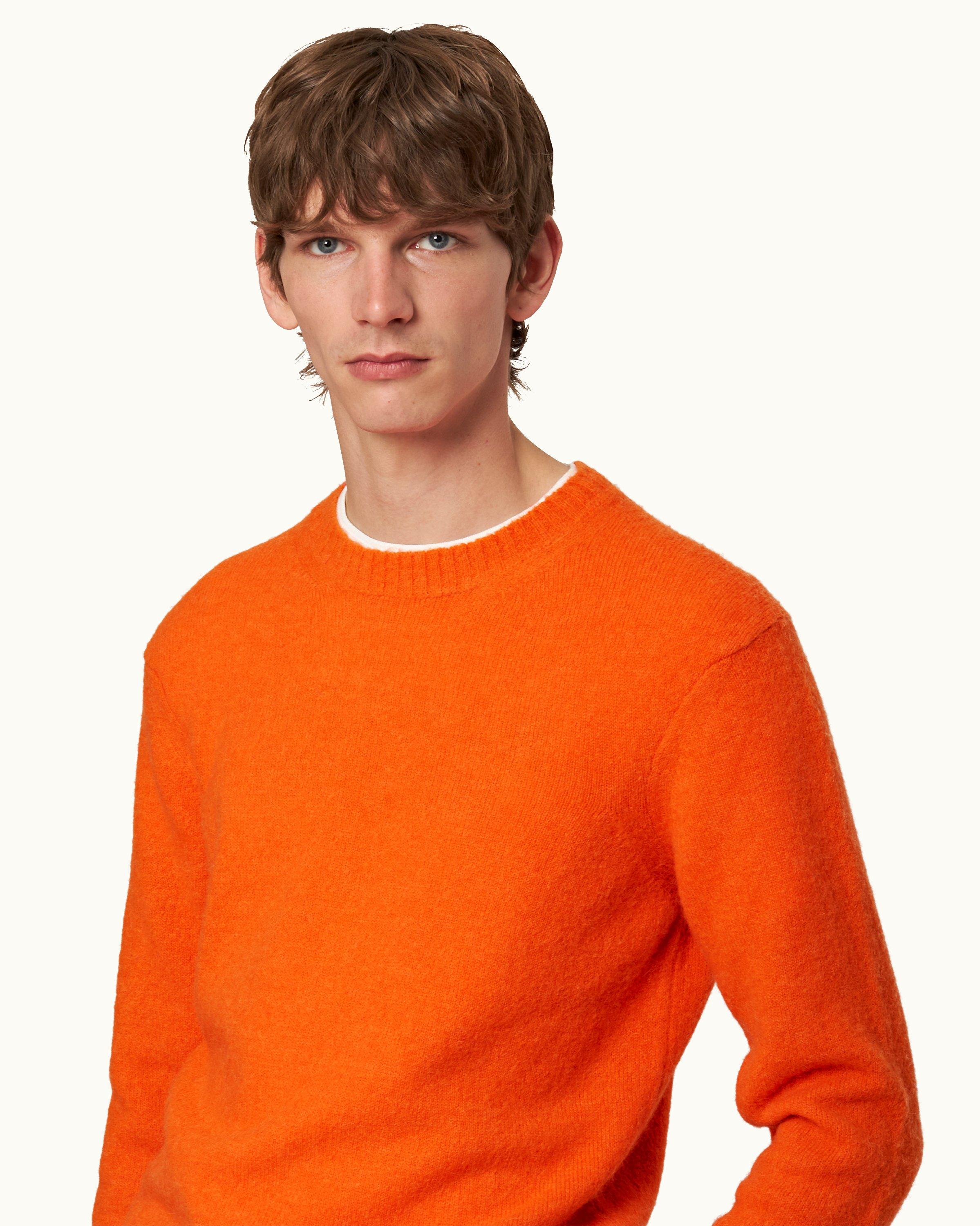 Men's Tiger Crewneck Sweater Wool