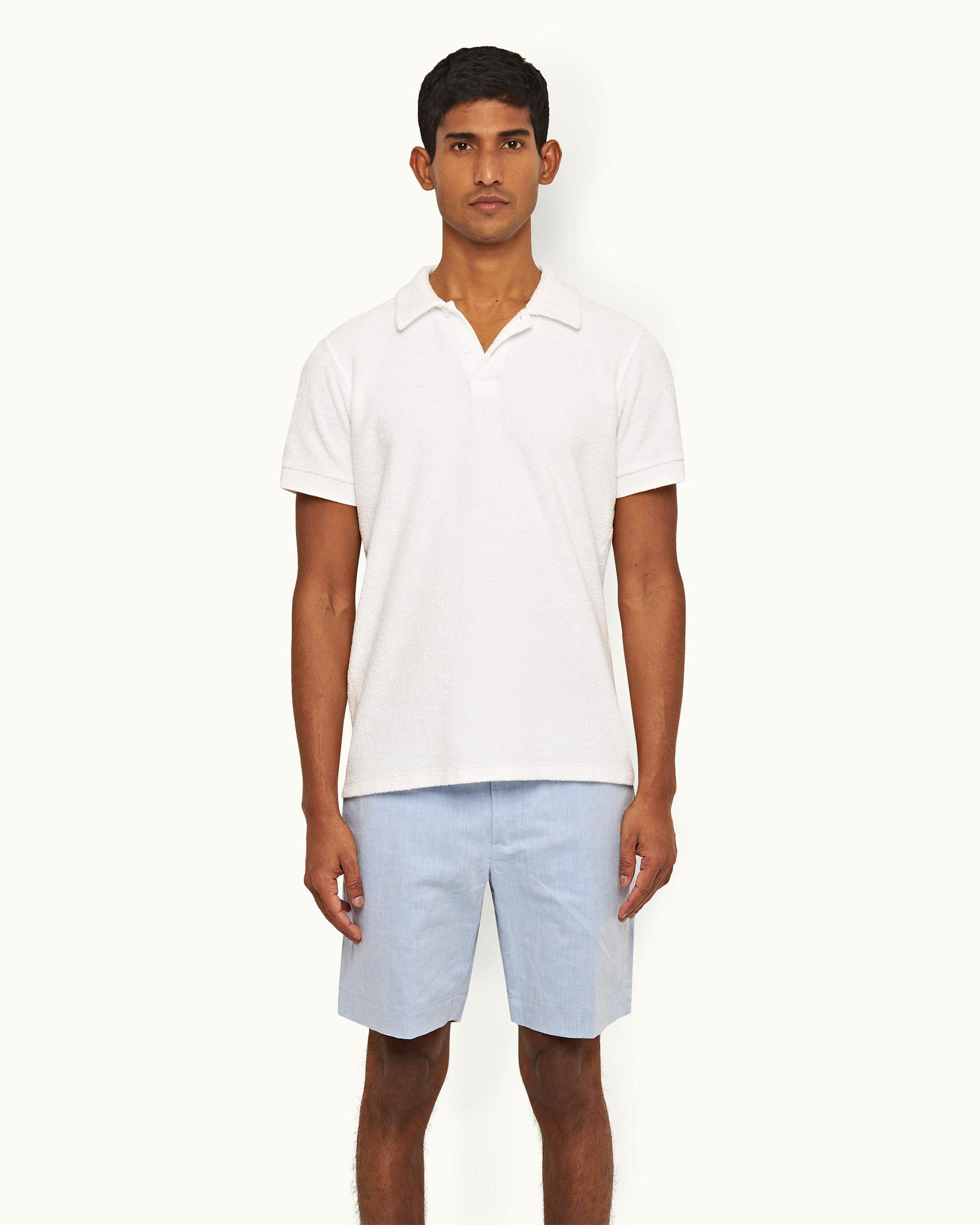 Cotton towelling 2025 polo shirts