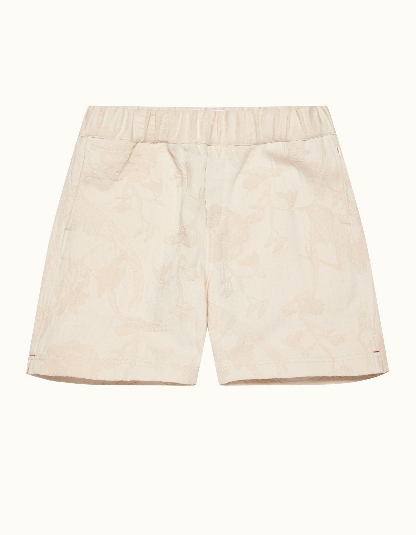 Louis - Mens White Sand Flight Of Fantasy Relaxed Fit Shorts