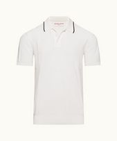 Maranon Towelling - Mens Cloud Tailored Fit Waffle Towelling Polo Shirt