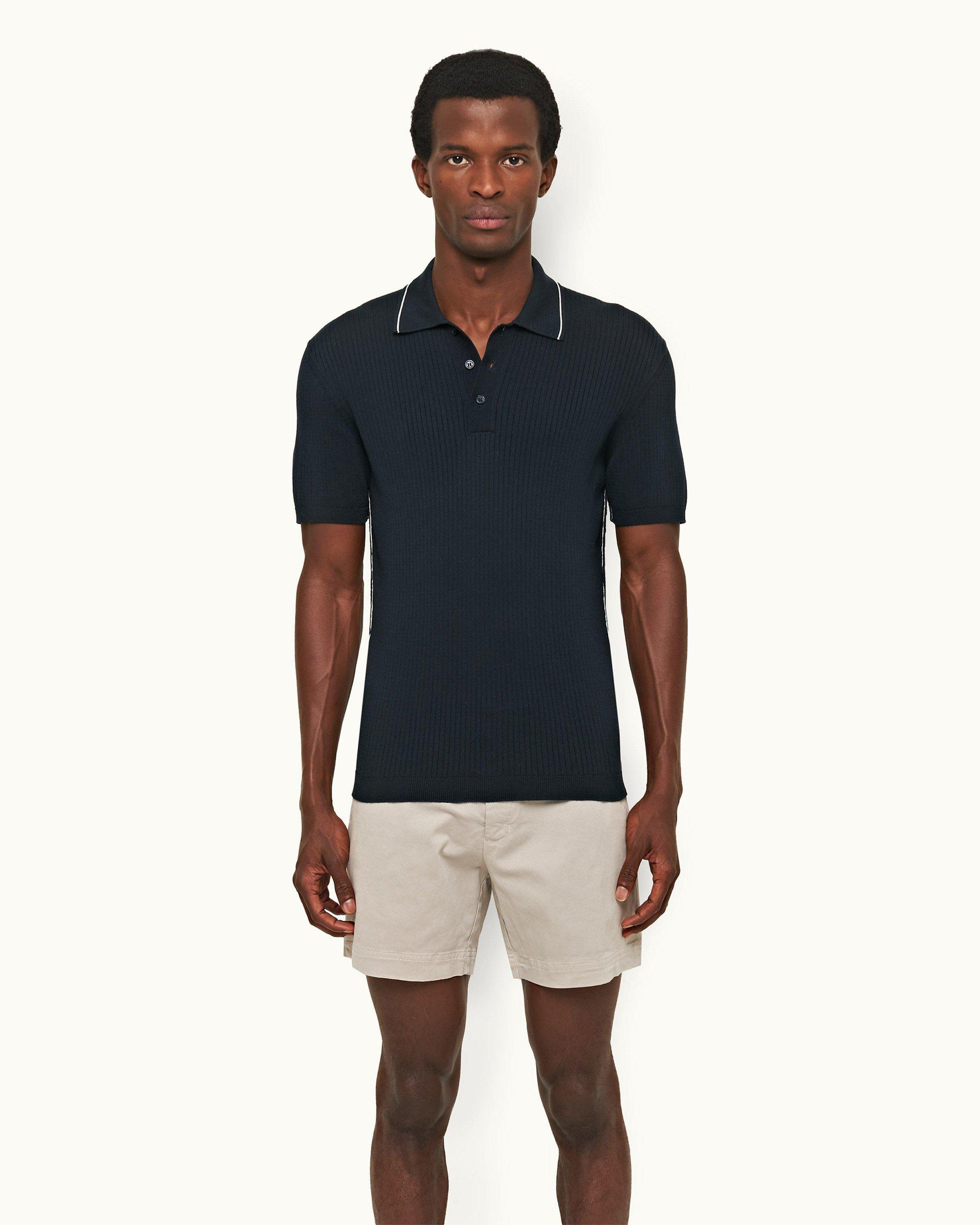 Men's mercerized shop cotton polo shirts