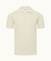 Maranon - Mens Sea Mist Classic Fit mercerised Cotton Polo Shirt